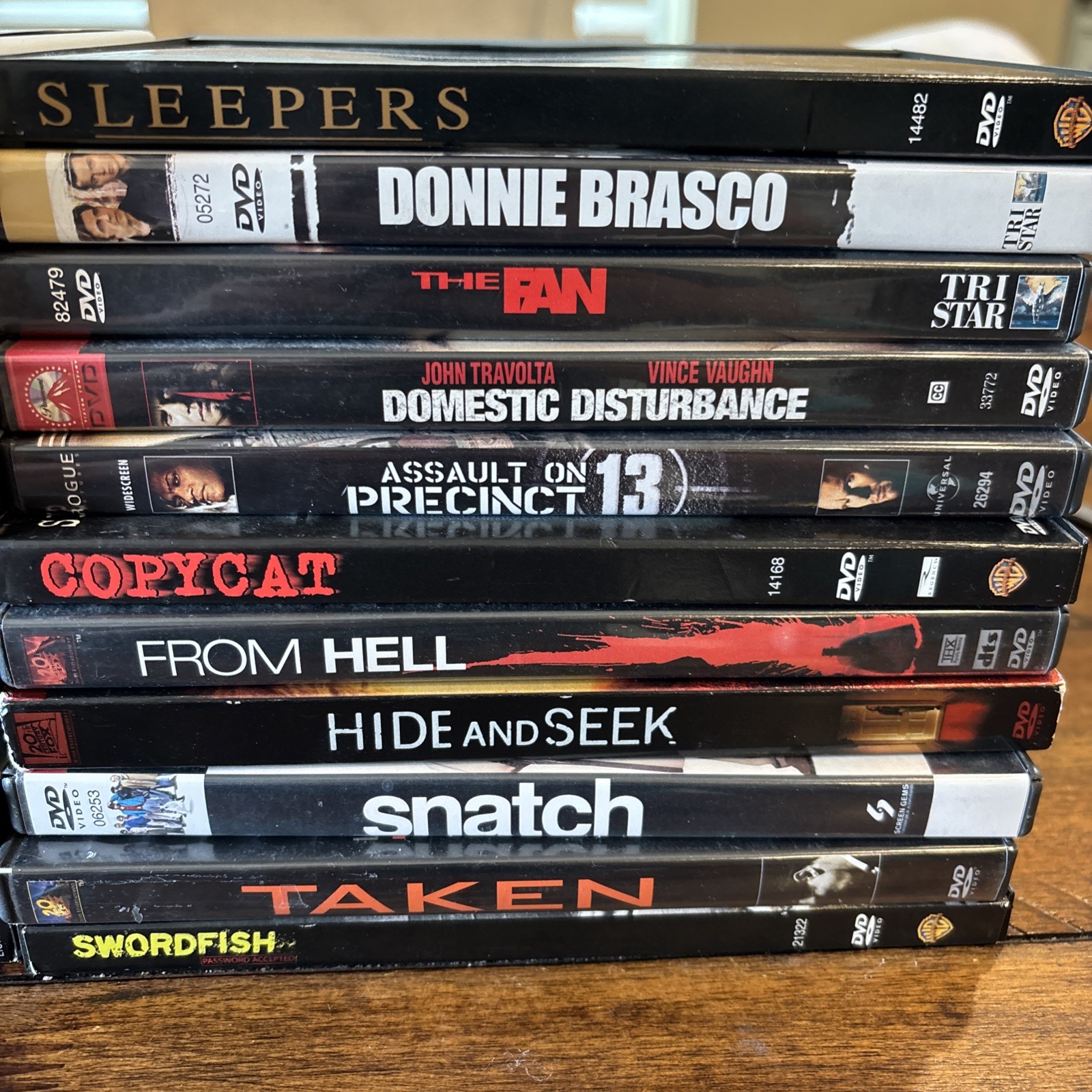 Lot of 24 Action & Thriller DVDs – Crime, Suspense, and Blockbusters