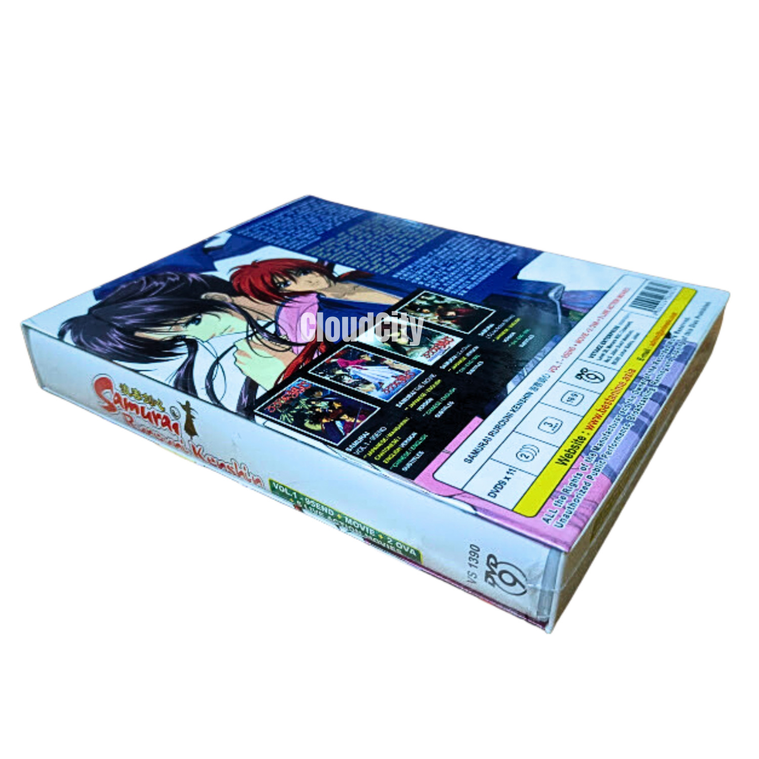 Samurai Rurouni Kenshin Vol 1-95 + Movie +2 OVA +3 Live Action Movie DVD Eng Sub