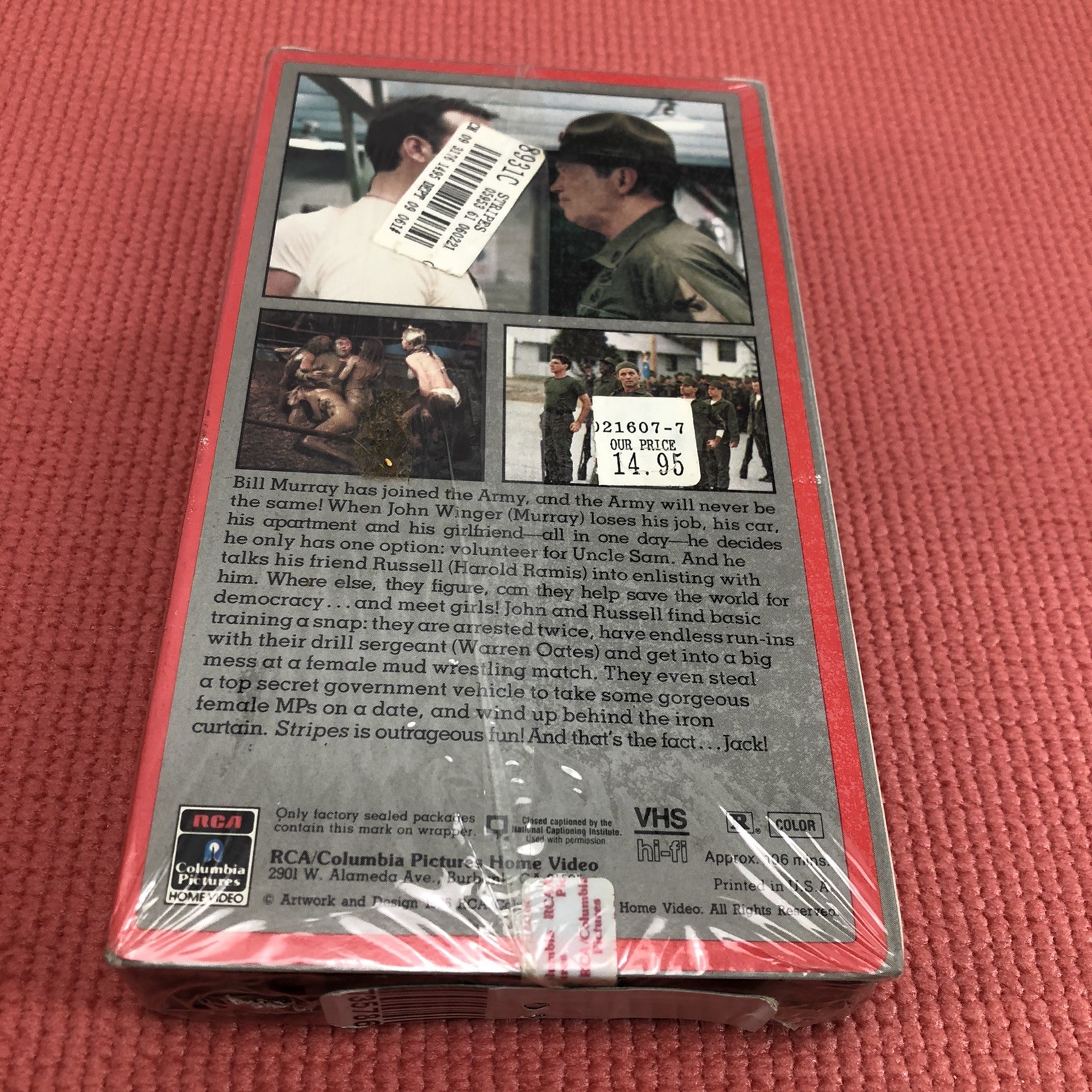 “STRIPES (1981)” RCA/Columbia Pictures VHS Tape New Sealed (1985) Bill Murray