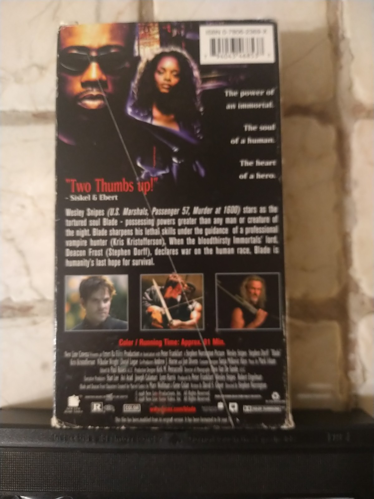 Blade VHS 1998 Wesley Snipes