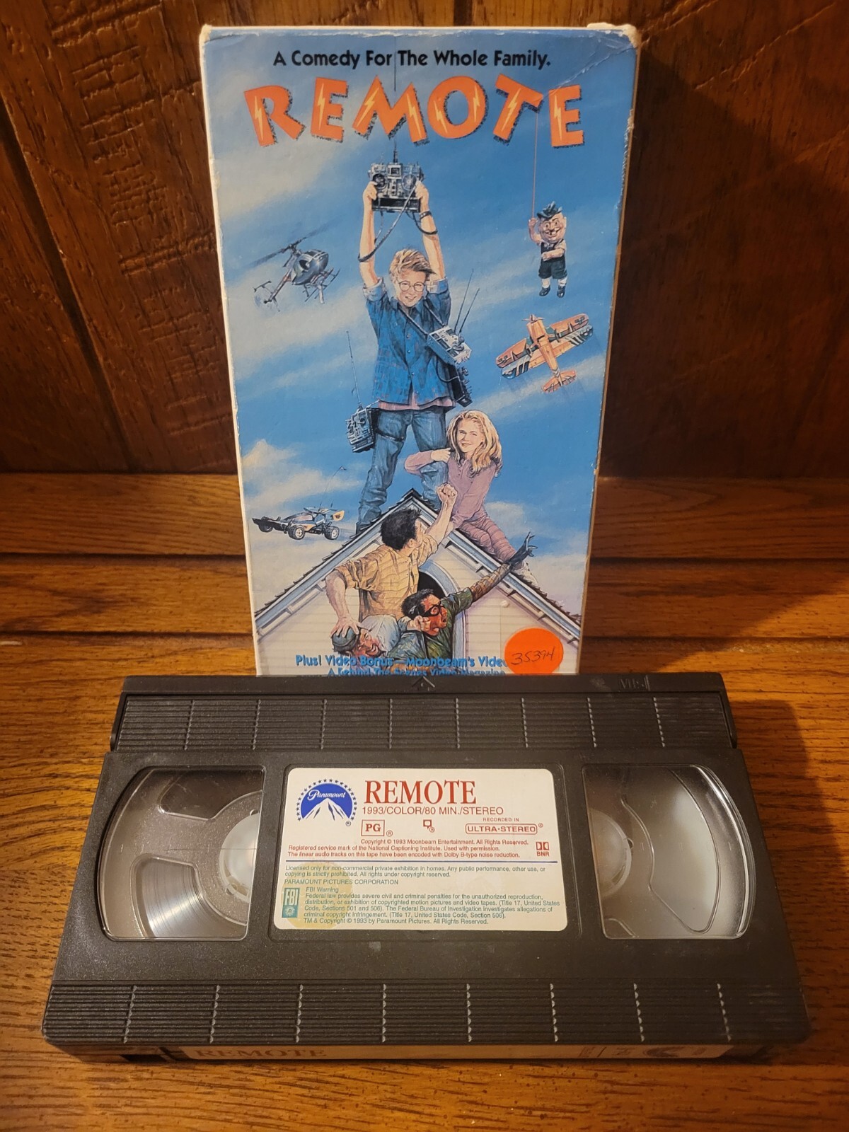 Remote (VHS, 1993) Comedy Video Tape Chris Carrara