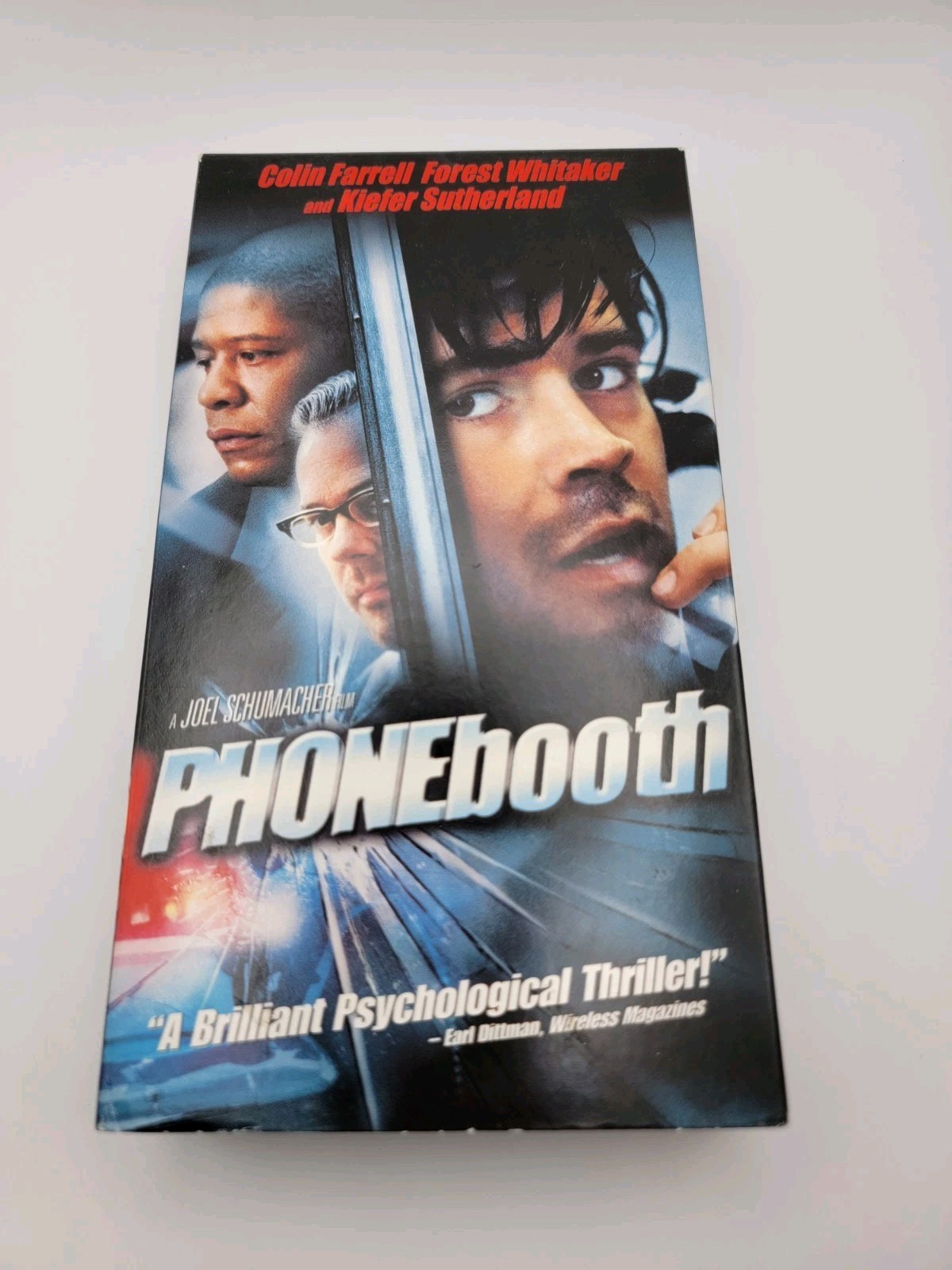 Phone Booth (VHS 2004) RARE BLUE TAPE Colin Farrell Forest Whitaker Colored Tape