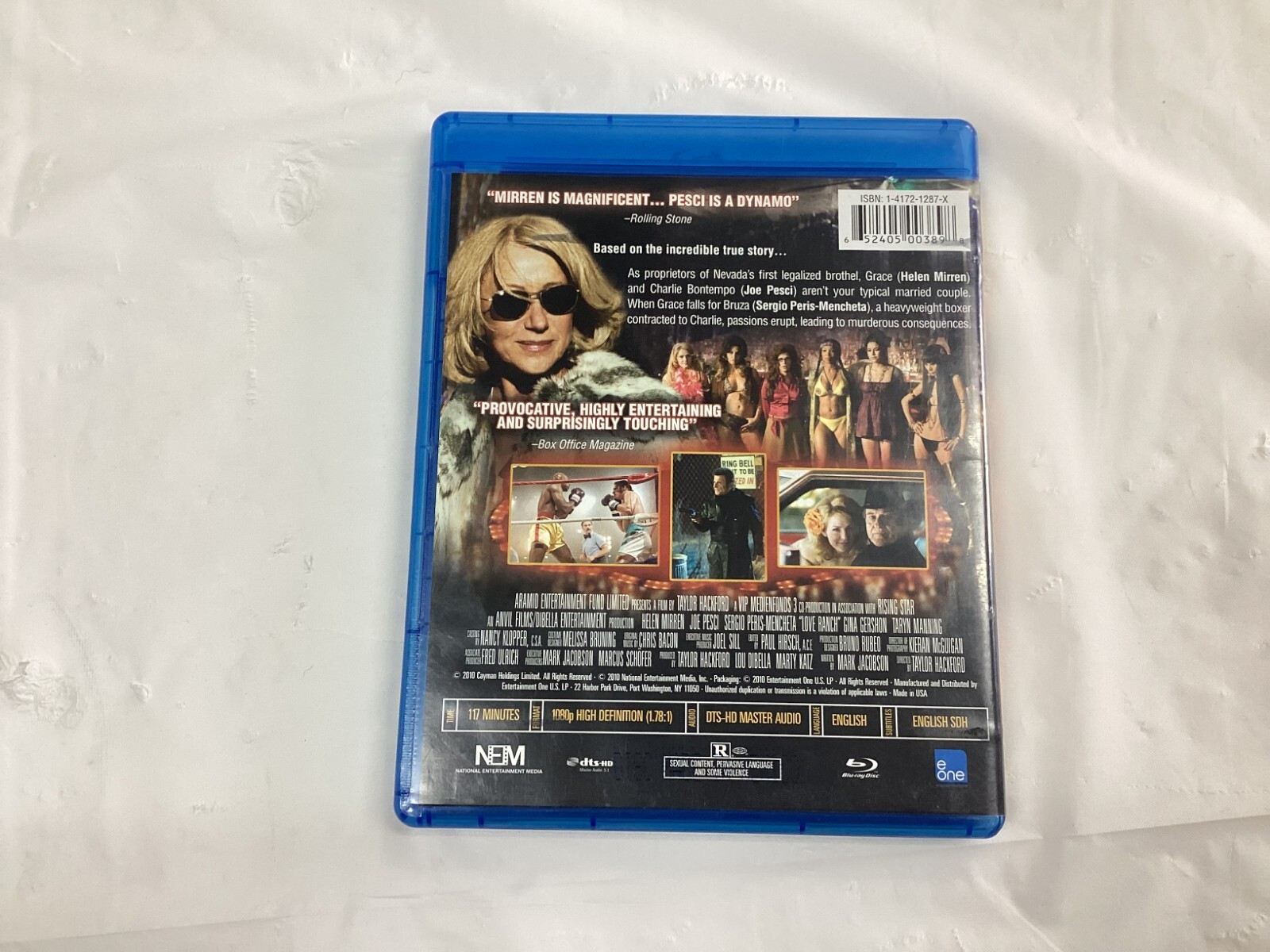 Love Ranch (Blu-ray 2010, LN) Helen Mirren, Joe Pesci, Sergio Peris-Mencheta