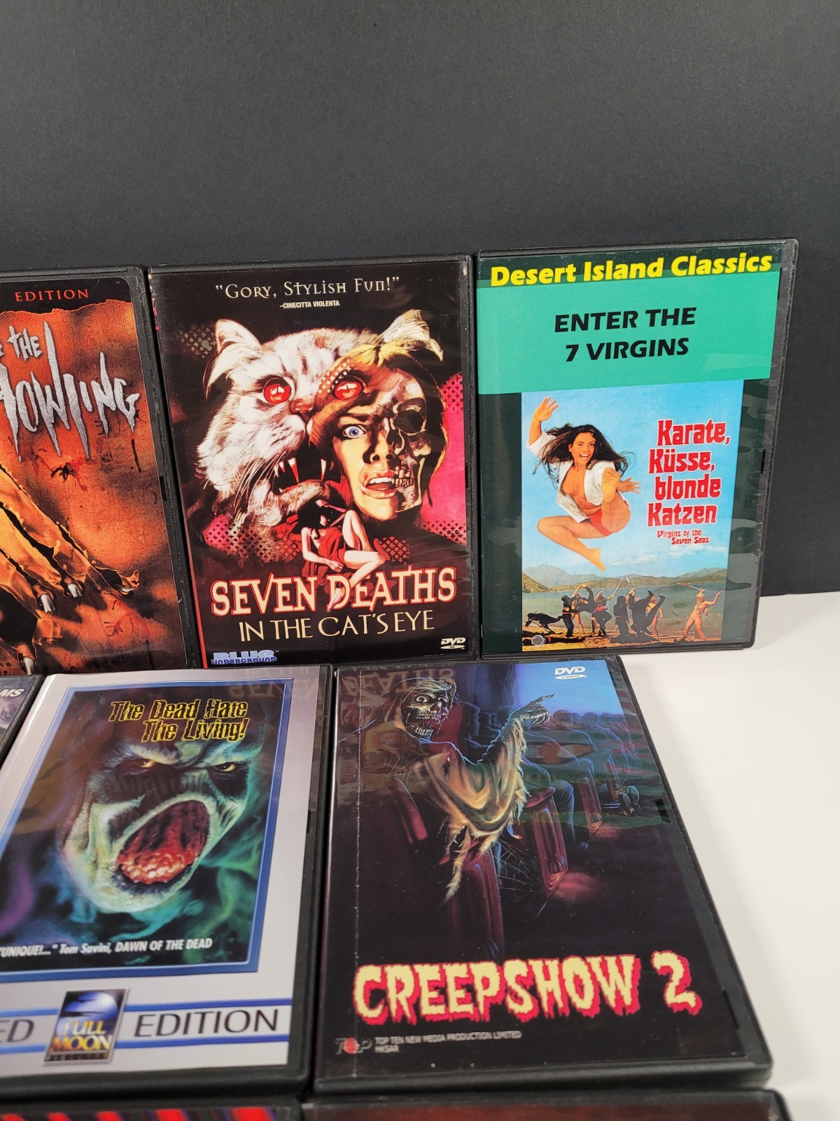 Lot Of 10 DVD Horror Movies – Howling – Creepshow2 – The Dead Hate the Living