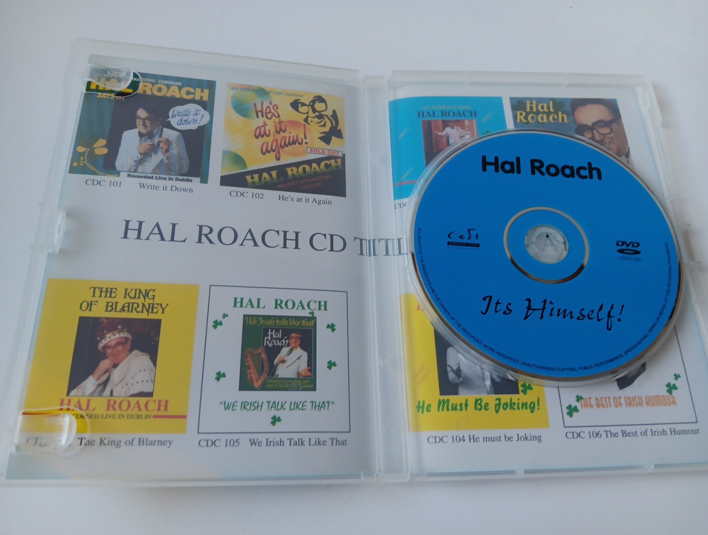 Hal Roach – It’s Himself! DVD “Ireland’s International Comedian” LIVE IN DUBLIN