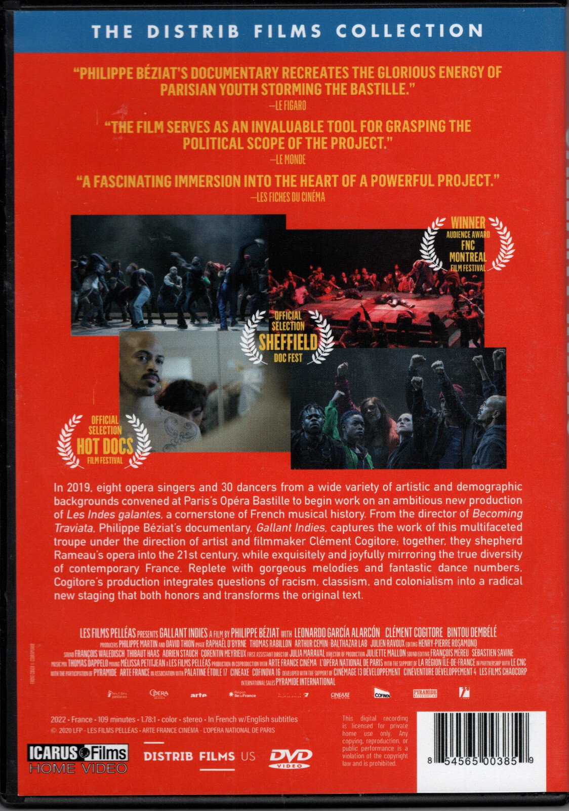 GALLANT INDIES ACCLAIMED PARIS OPERA DOCUMENTARY