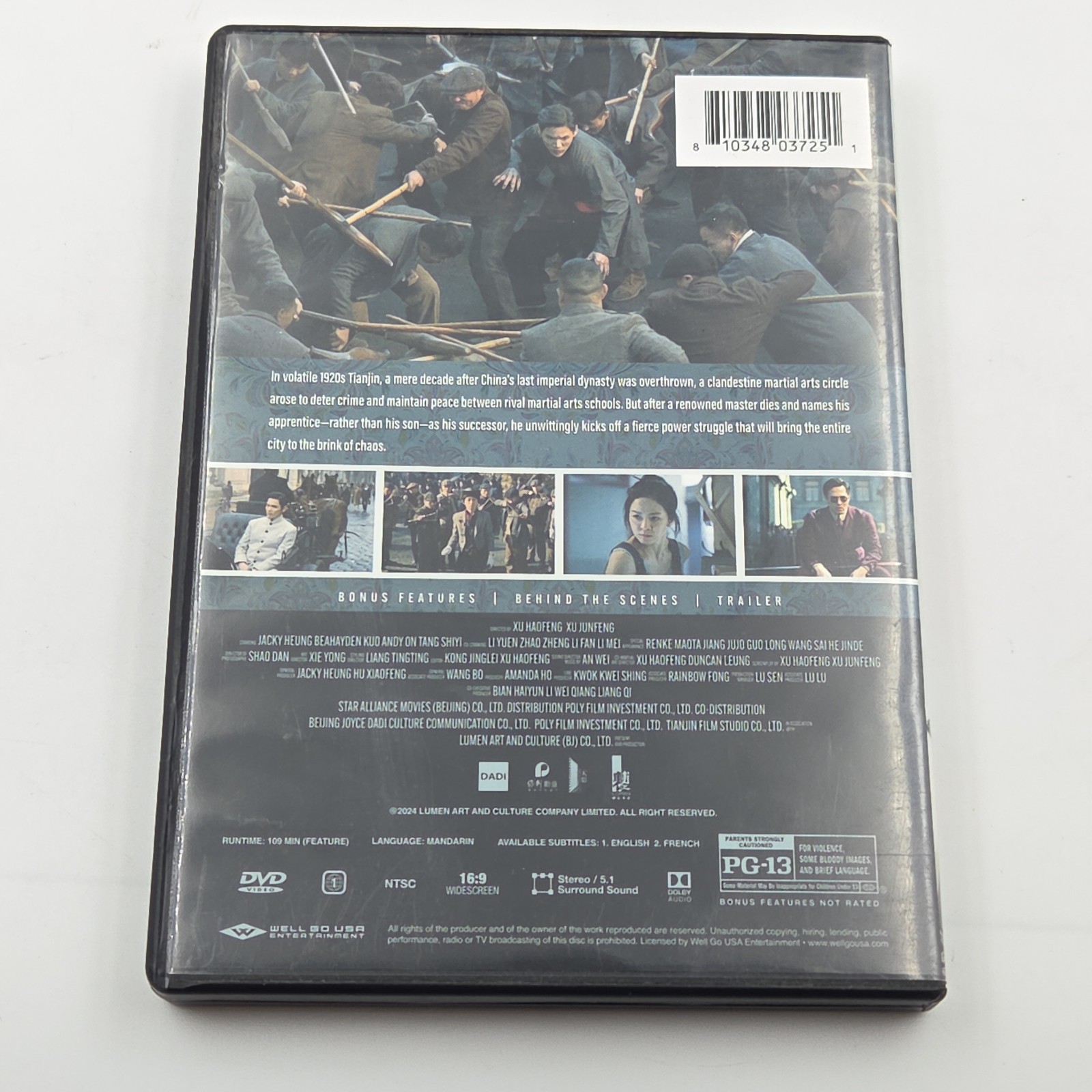 100 Yards (2024, DVD) Subtitles 1920s Chinese Action