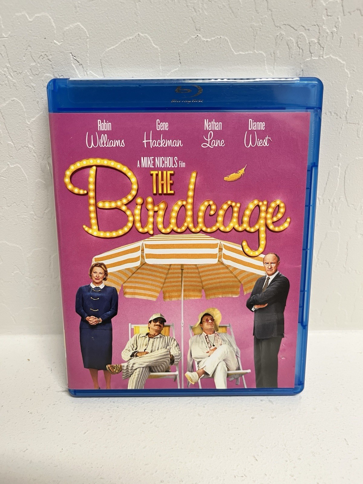 The Birdcage (Blu-ray, 1996) New Plastic Wrap Removed Security Sticker Sealed