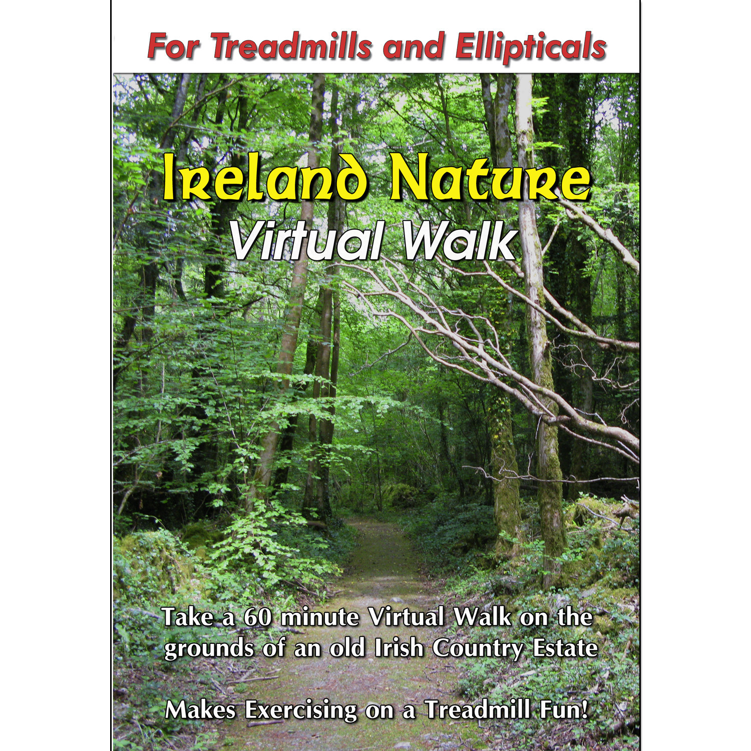 IRELAND NATURE TREADMILL WALK DVD SCENERY VIDEO : LOW IMPACT EXERCISE FITNESS !
