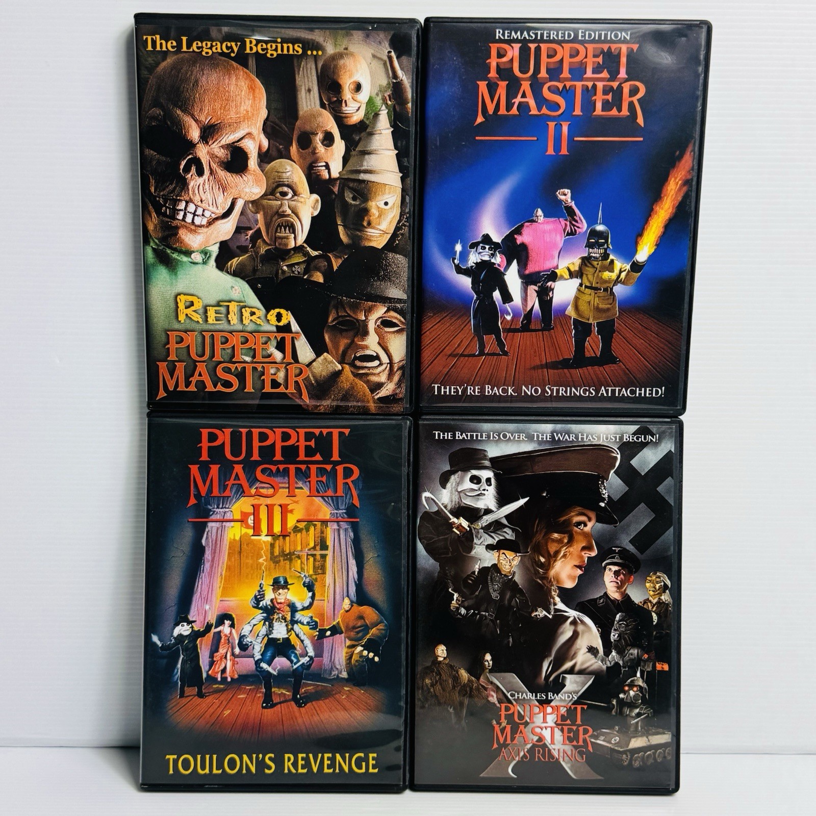 Puppet Master Lot of 4 DVD Full Moon Pictures Horror Films Region Free