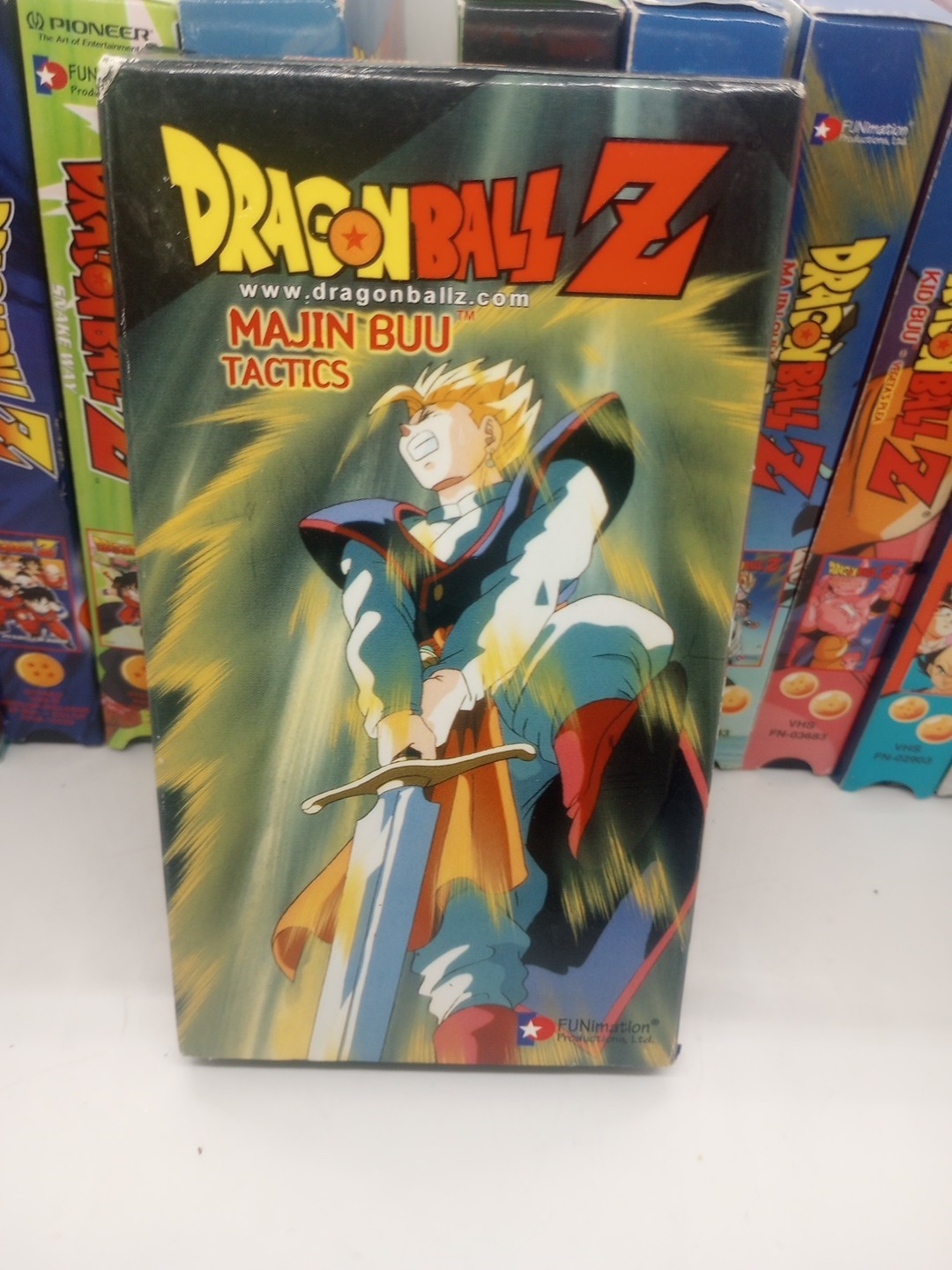 Vintage Dragonball Z VHS Lot Of 14 Various Titles 1997 2000