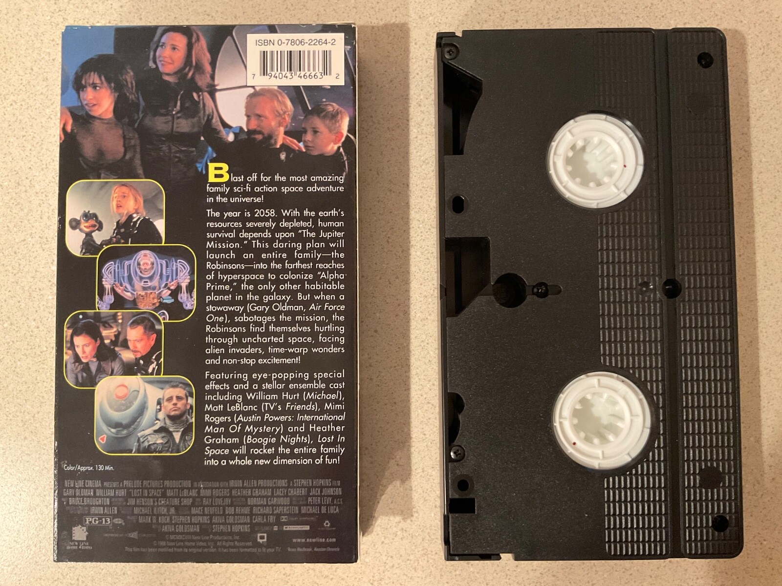 Lost In Space (VHS, 1998) William Hurt, Gary Oldman