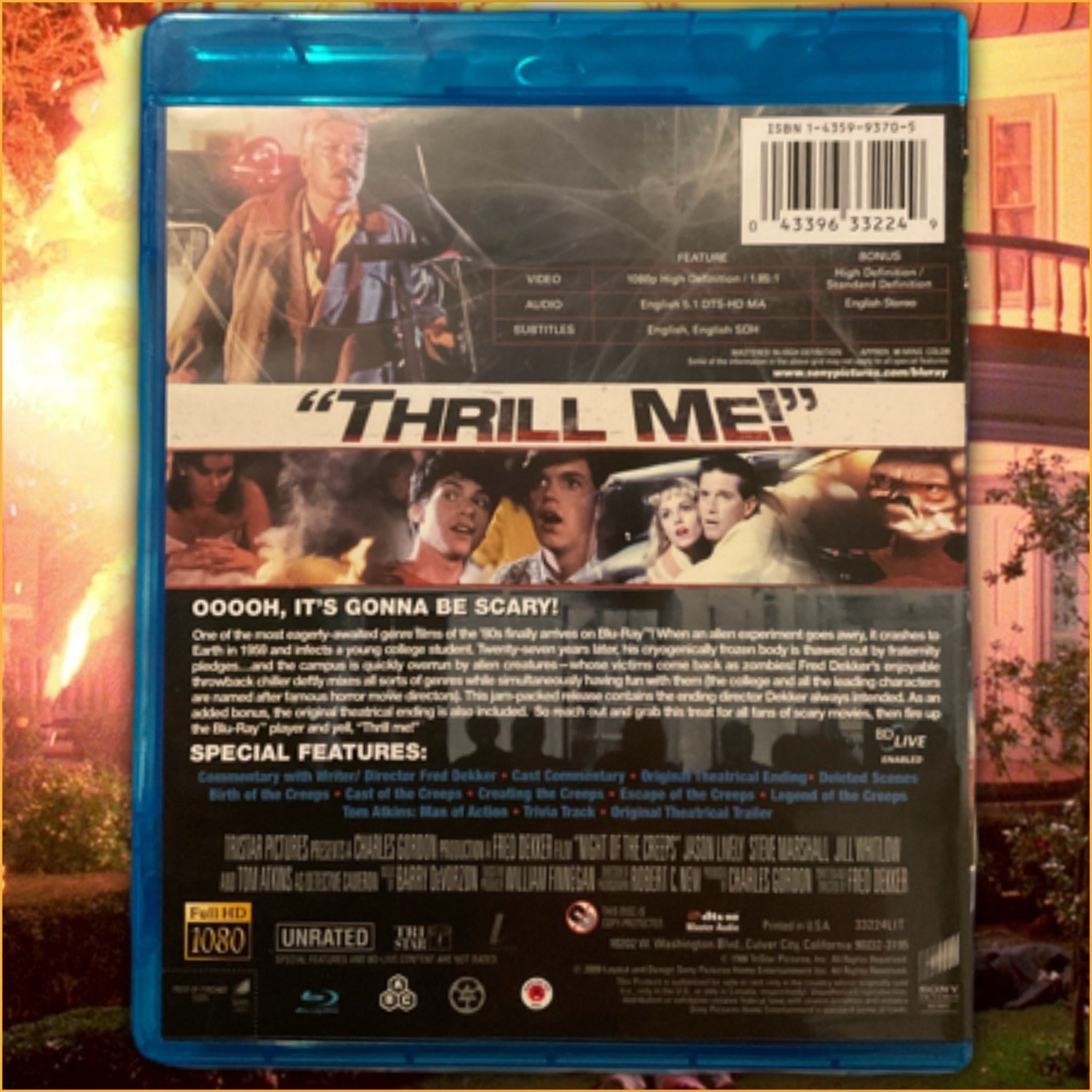 Night of the Creeps Director’s Cut (Blu) Horror Comedy Classic! ALIENS! ZOMBES!