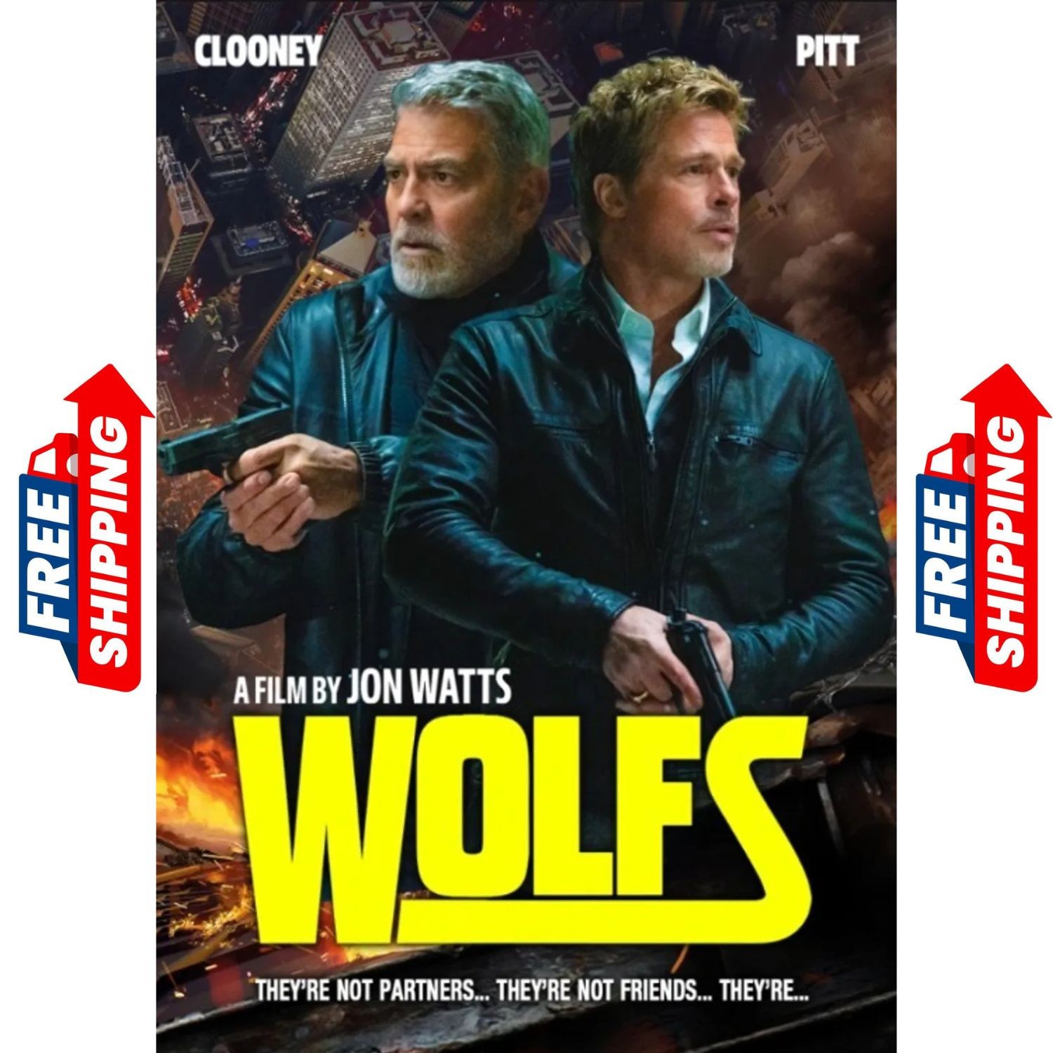DVD Wolfs (2024) Action Crime Thriller Movie English Sub All Region Free Ship