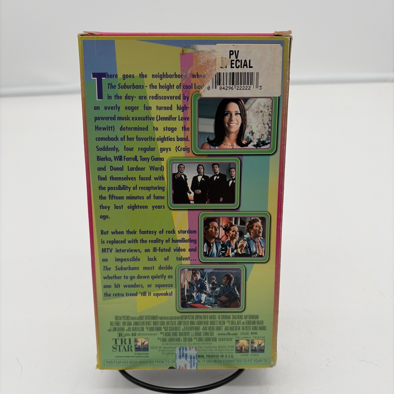 The suburbans, Jennifer Love Hewitt Will Ferrell, (VHS) Y2K comedy. Tested