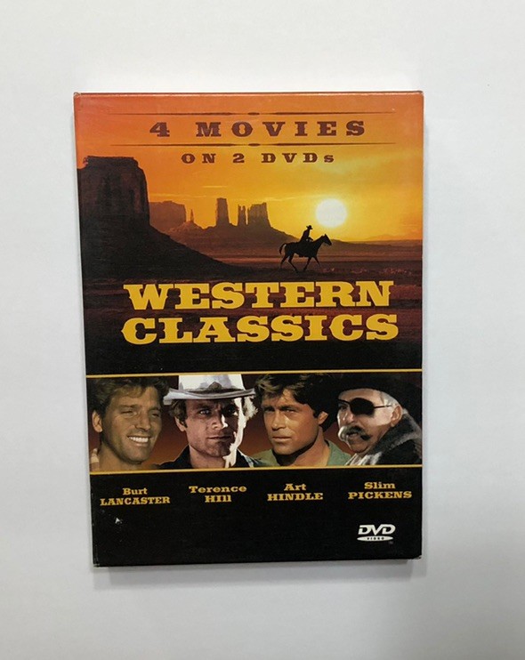 WESTERN CLASSICS 4 MOVIES 2-DVD SET TERENCE HILL BURT LANCASTER 2004 SEALED NEW