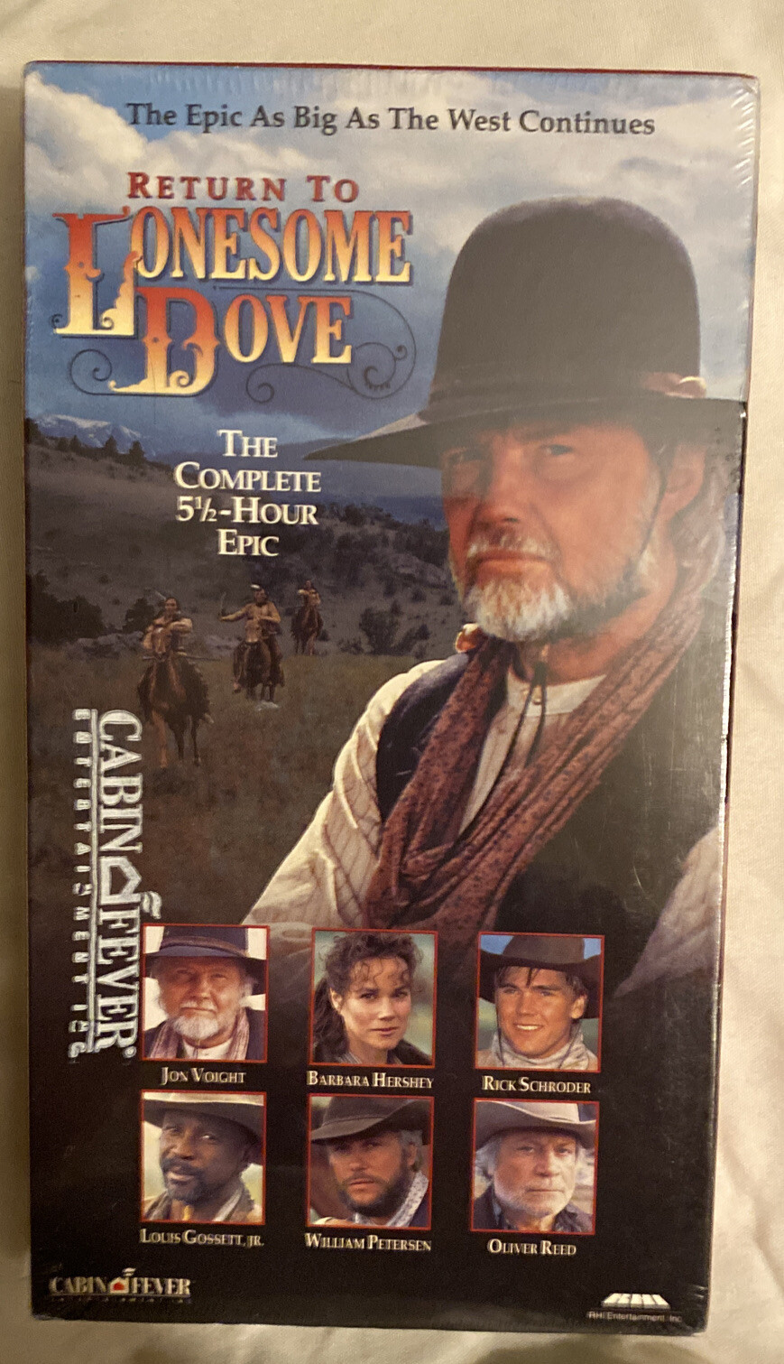 Return to Lonesome Dove (VHS, 1993) 5 Hr 30 Minutes New Unopened Movie
