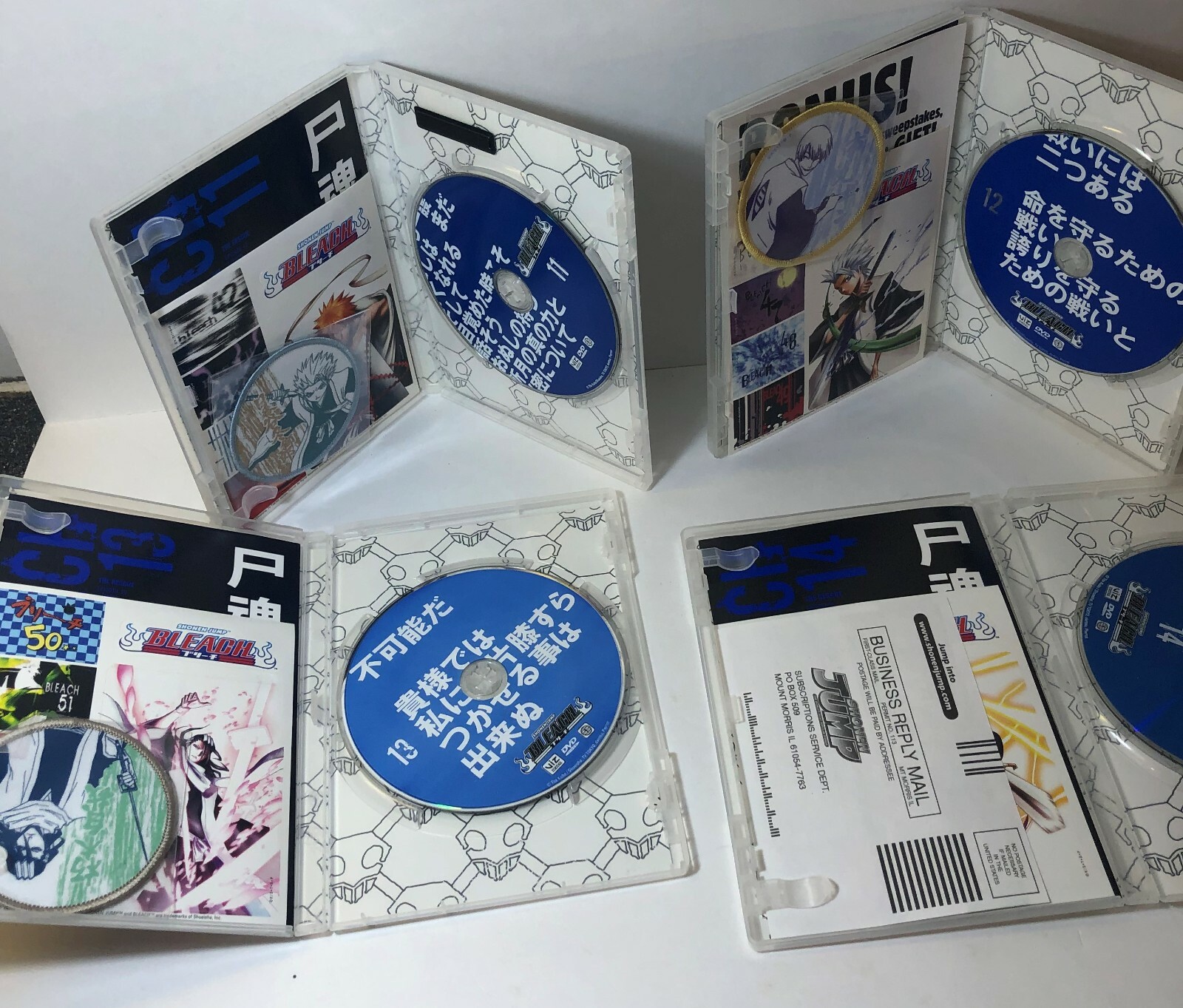 Shonen Jump Bleach DVD 11-18 Episodes 42-75 Nice!