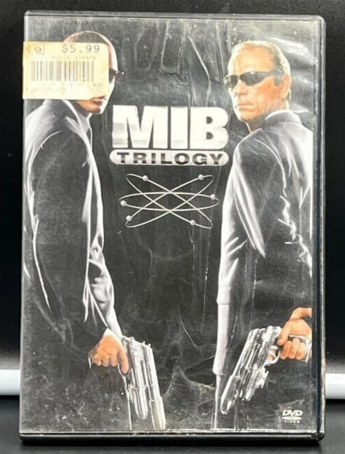 Men in Black Trilogy 1-3 (DVD, 2 Disc Set) Will Smith Tommy Lee Jones