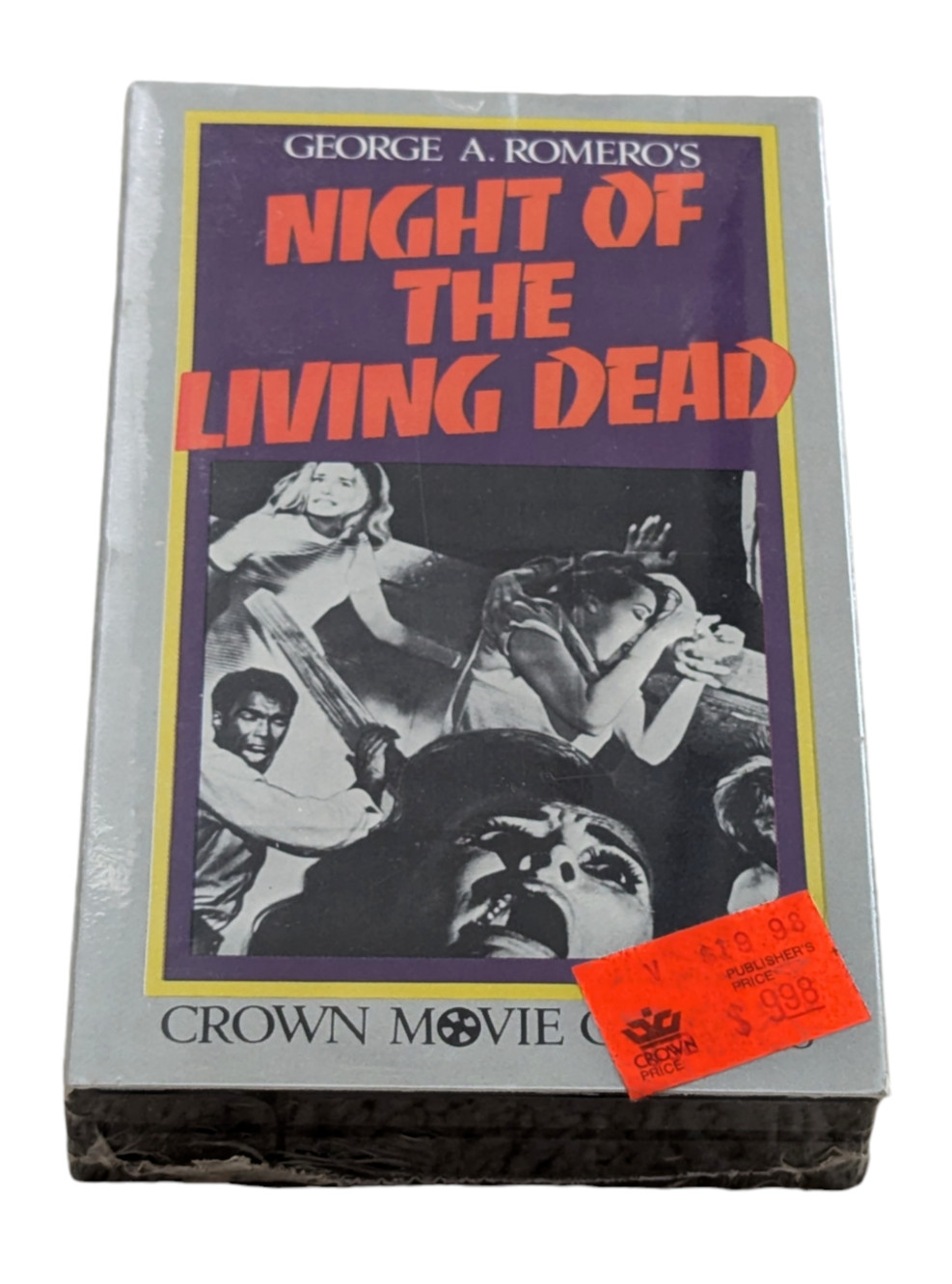 Night of the Living Dead Betamax Video Tape George Romero Crown Movie SEALED