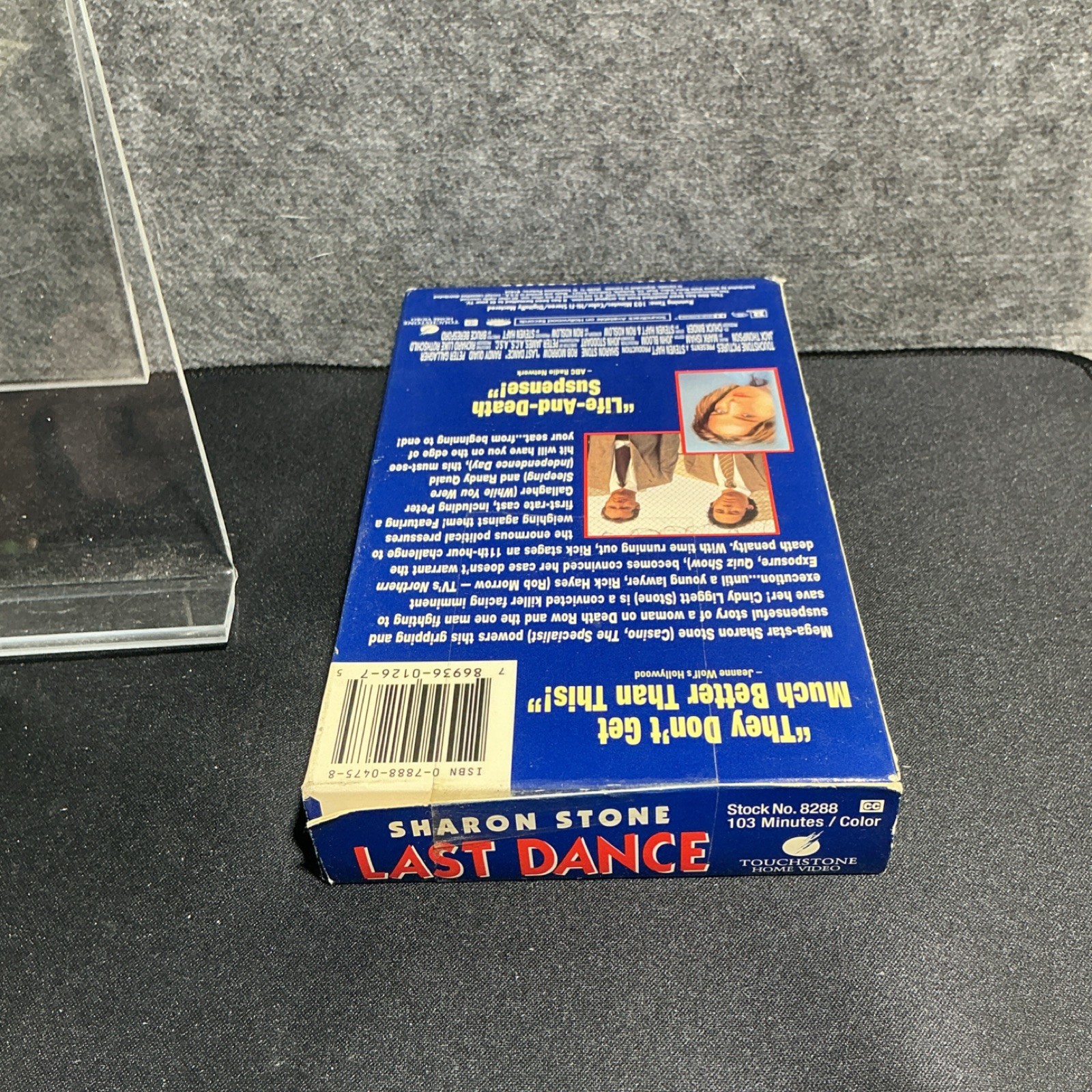 Touchstone Home Video Last Dance VHS Drama R NTSC 1996 Bruce Beresford Stone