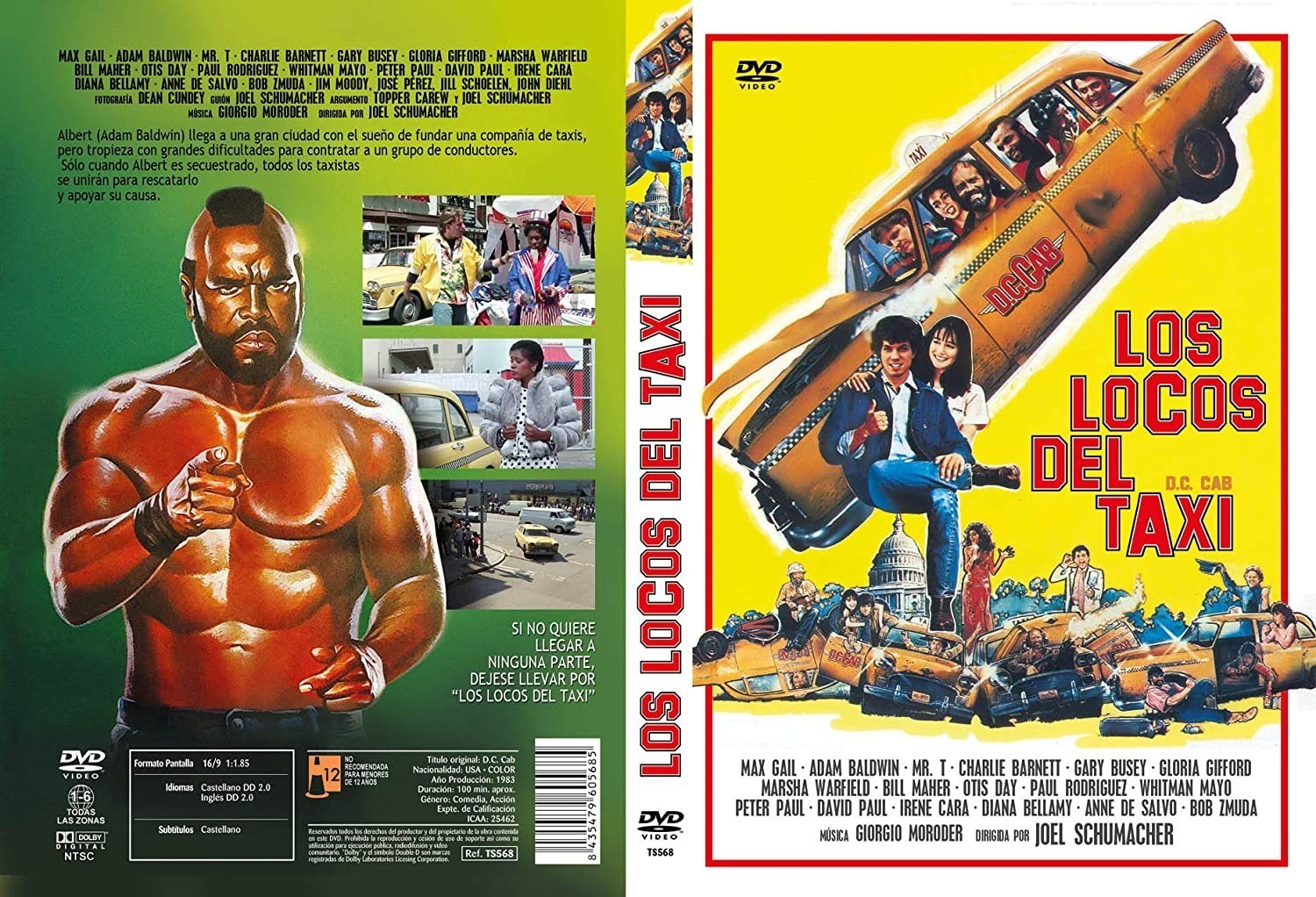 Los Locos del Taxi DVD 1983 D.C. Cab [DVD]