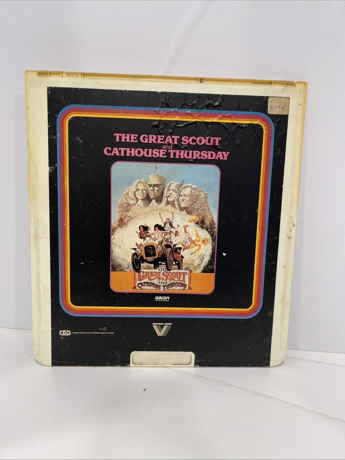 The Great Scout And Cathouse Thursday 1976 CED VideoDisc Movie 1983