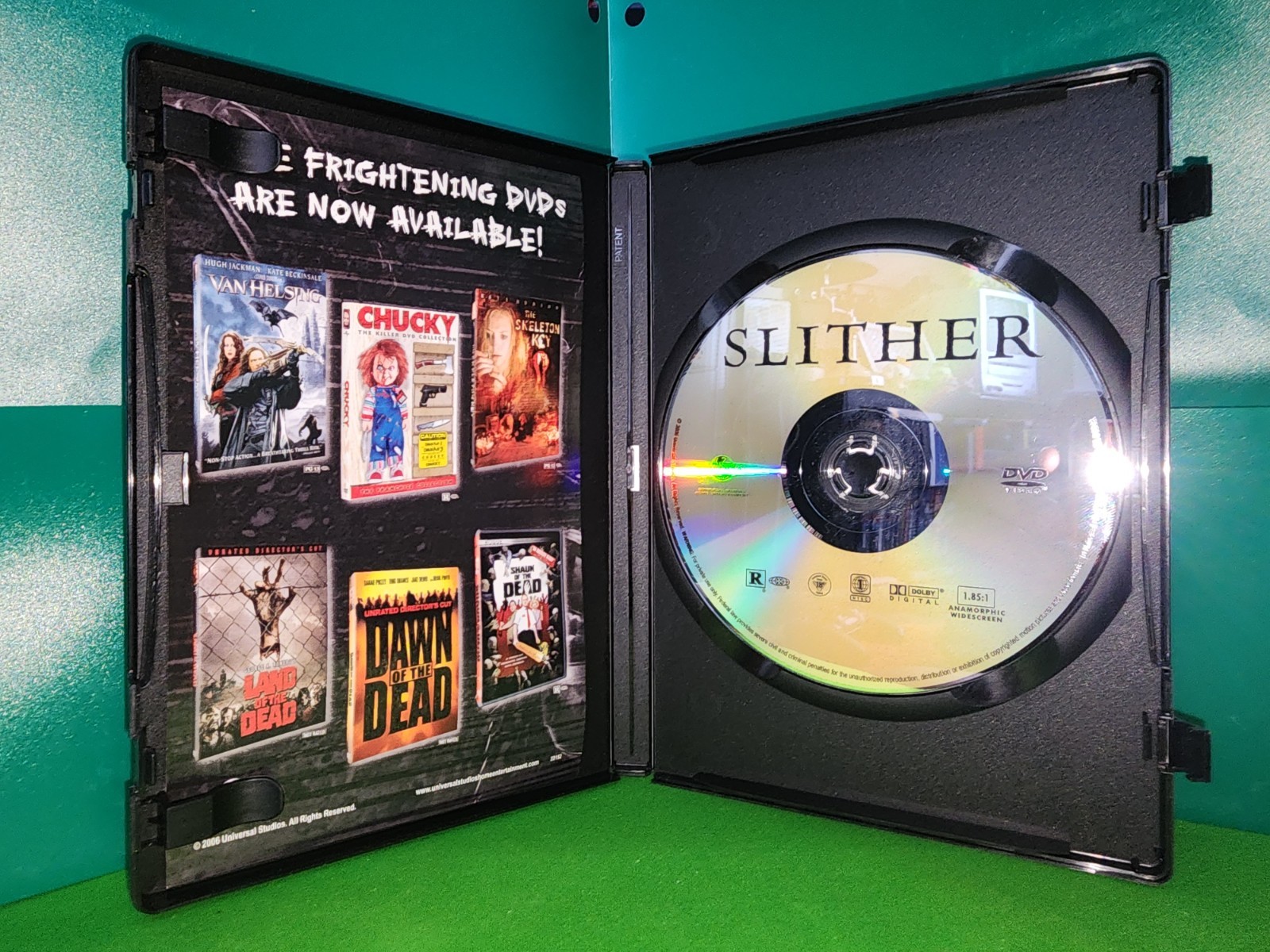 CIB w/ Insert – Slither (DVD, 2006, Universal) Horror Nathan Fillion Banks