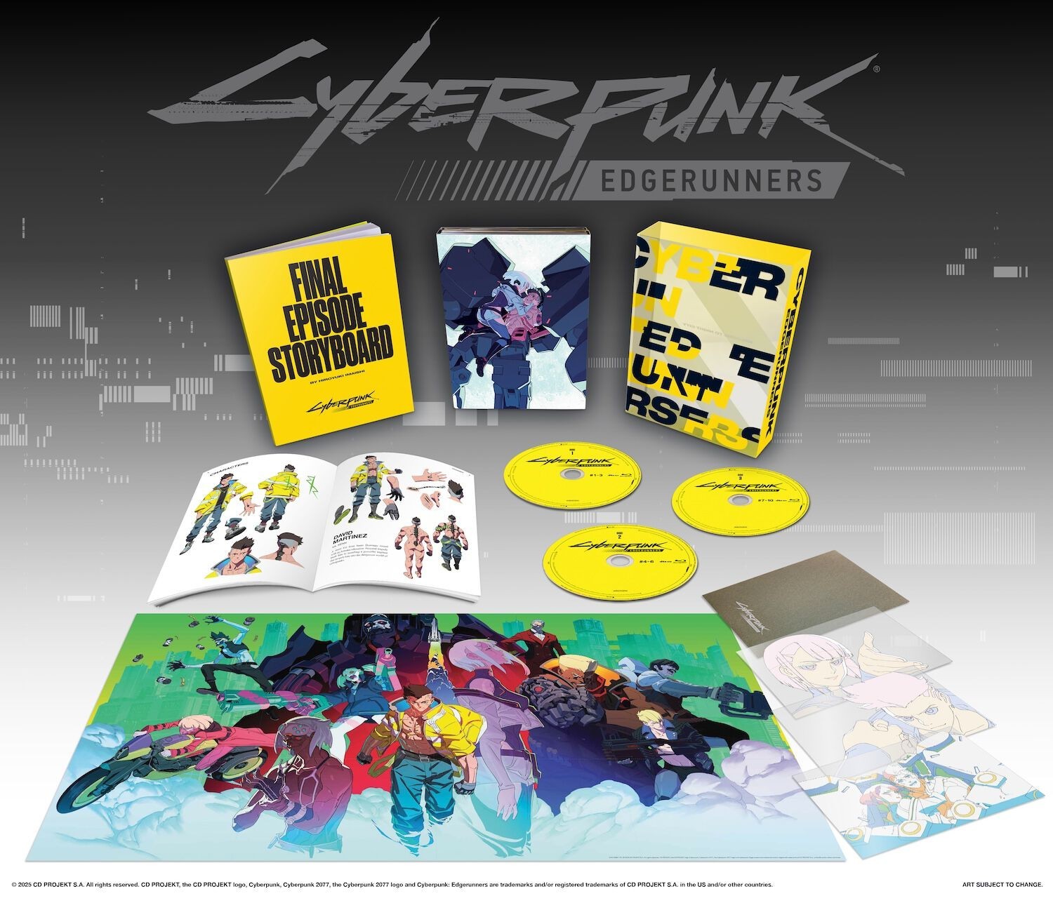 Cyberpunk 2077 Edgerunners TV Anime Complete Series Blu-ray Box Set Collector’s
