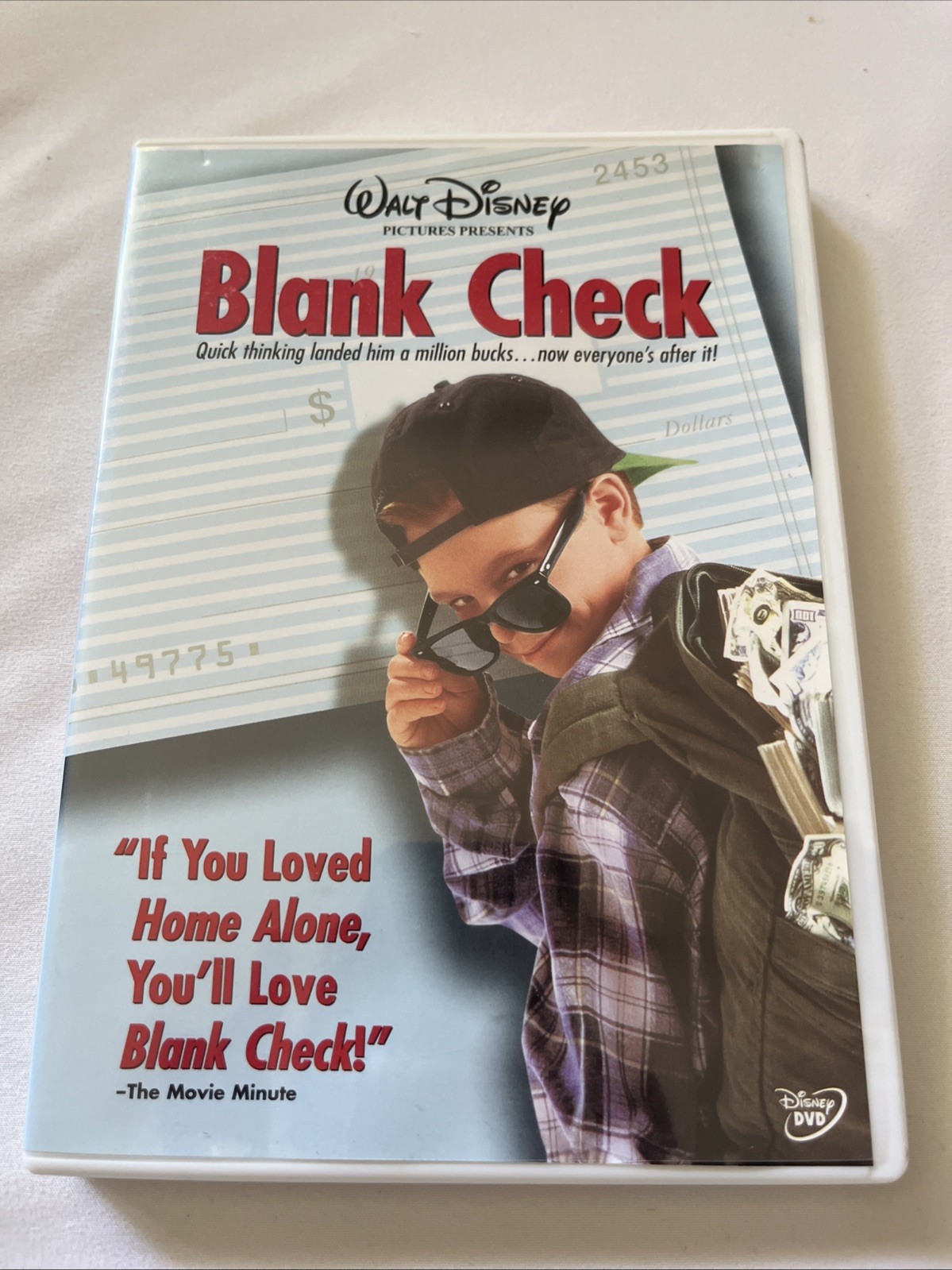 Walt Disney Pictures Blank Check (DVD, 1994) Rare OOP