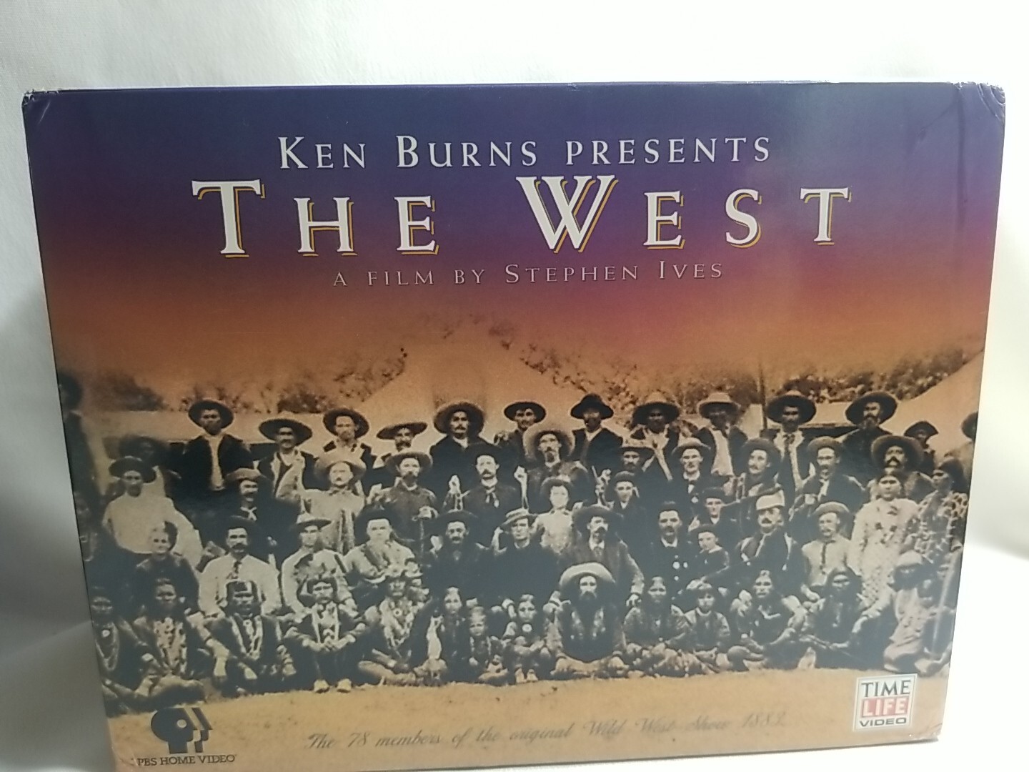 PBS Ken Burns Presents The West: by Stephen Ives (VHS 1996, 9-Tape Set) Preowned