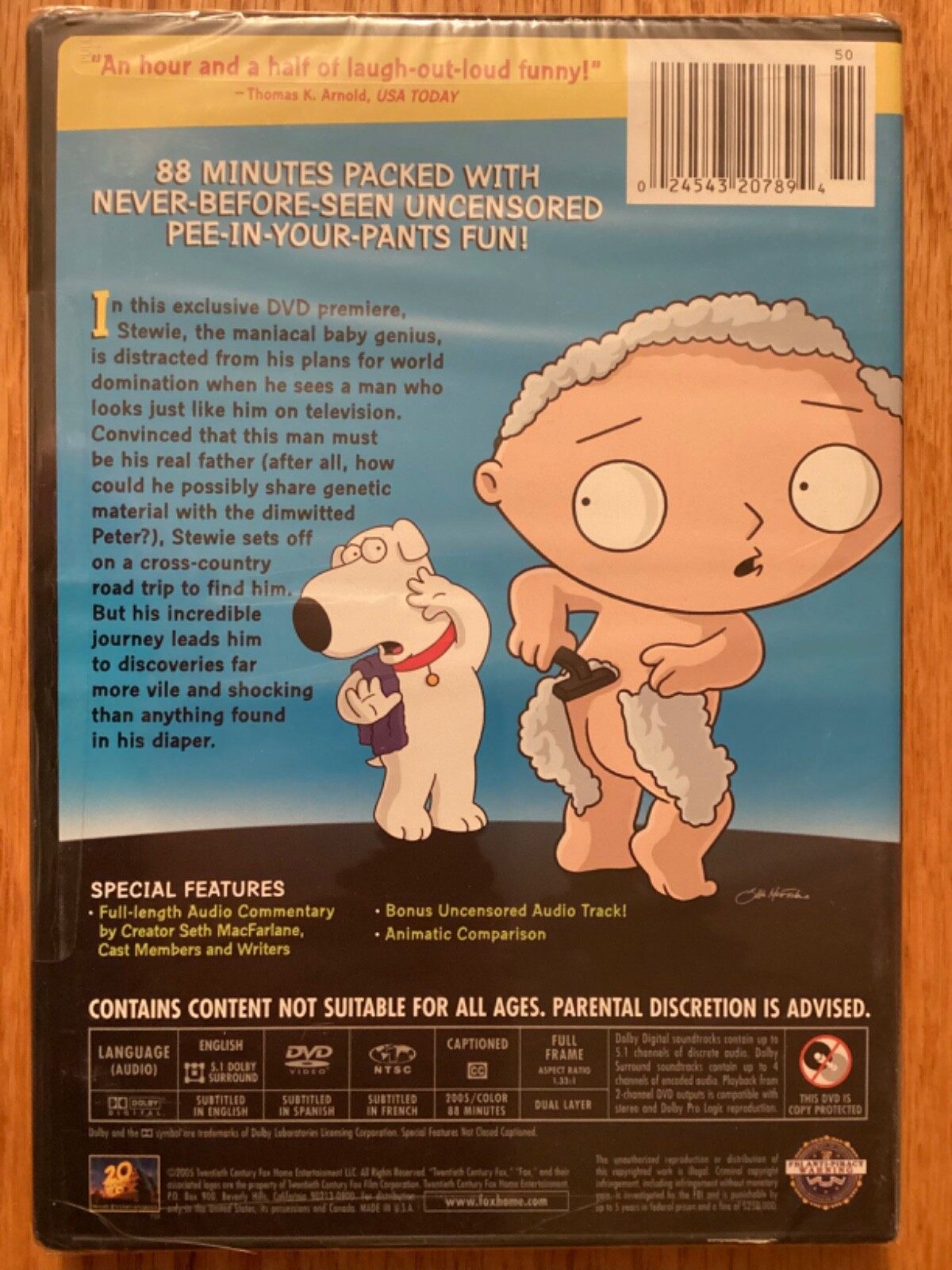 Family Guy Volume One Seasons 1 & 2 4-Disc DVD Box Set & Stewie Griffin: Untold