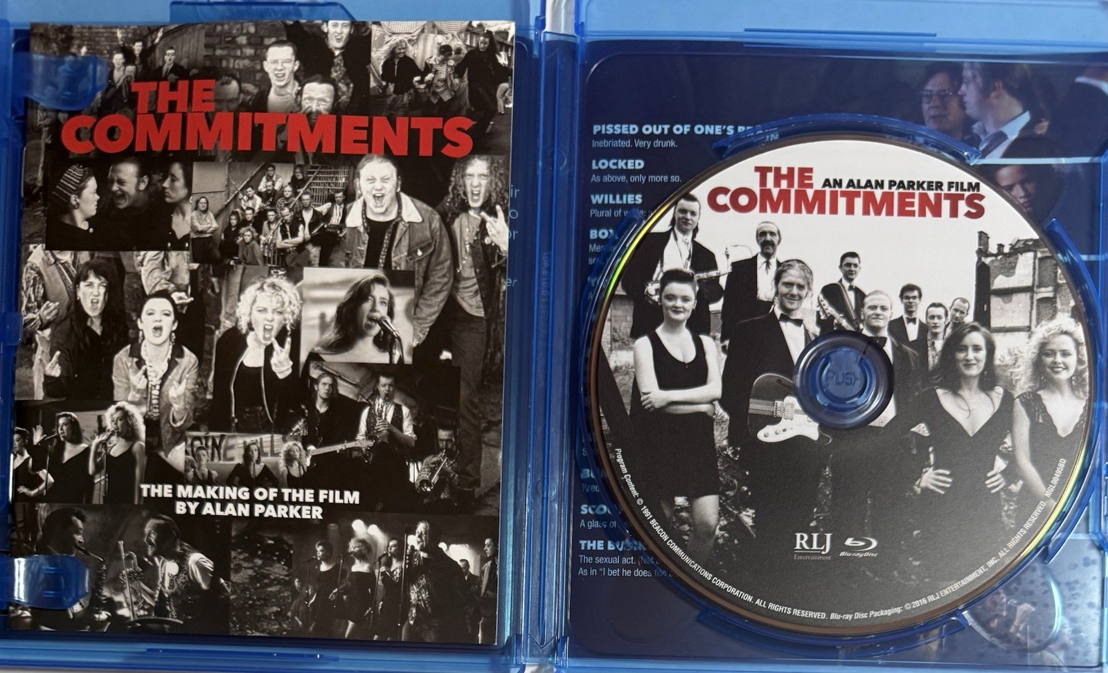 The Commitments Blu-ray 25th Anniversary Edition OOP Alan Parker With Slipcover