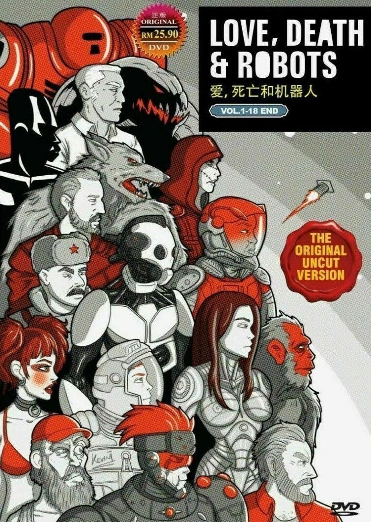 Love, Death & Robots Vol 1 – 18 End English Version DVD UNCUT SHIP FROM USA