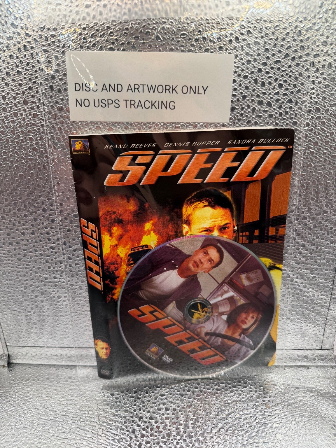 Speed DVD 1994 Keanu Reeves, Sandra Bullock, Dennis Hopper Action Thriller