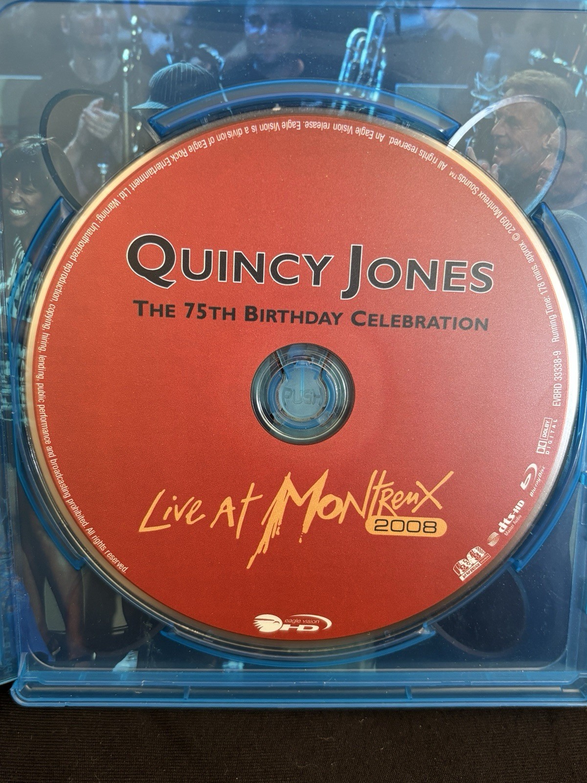 Quincy Jones Live at Montreux Bluray 75th Birthday Concert Celebration HTF 2008