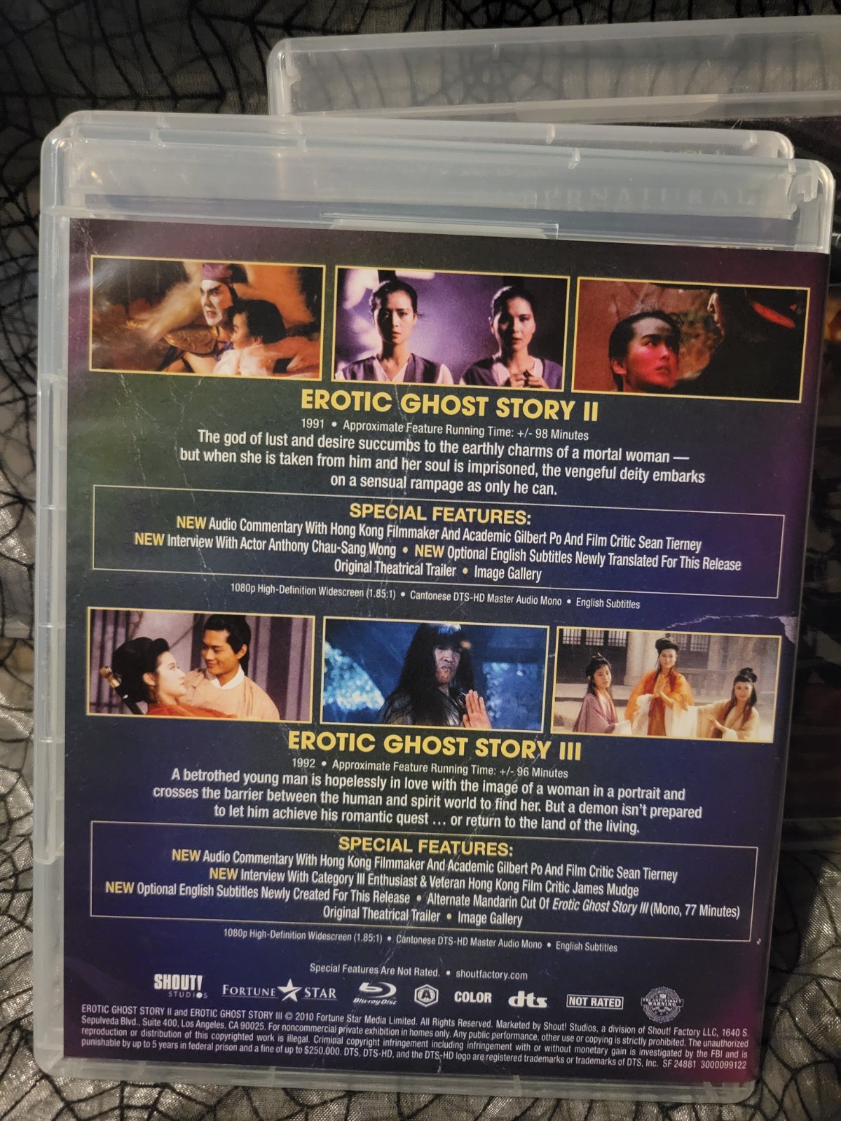 Golden Harvest Volume 1 Supernatural Shockers Blu-ray Box Set Erotic Ghost Story