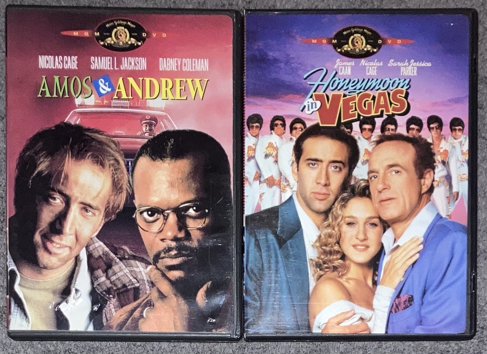 Amos & Andrew 1993/Honeymoon In Vegas 1992 DVD Nicolas Cage Double Feature