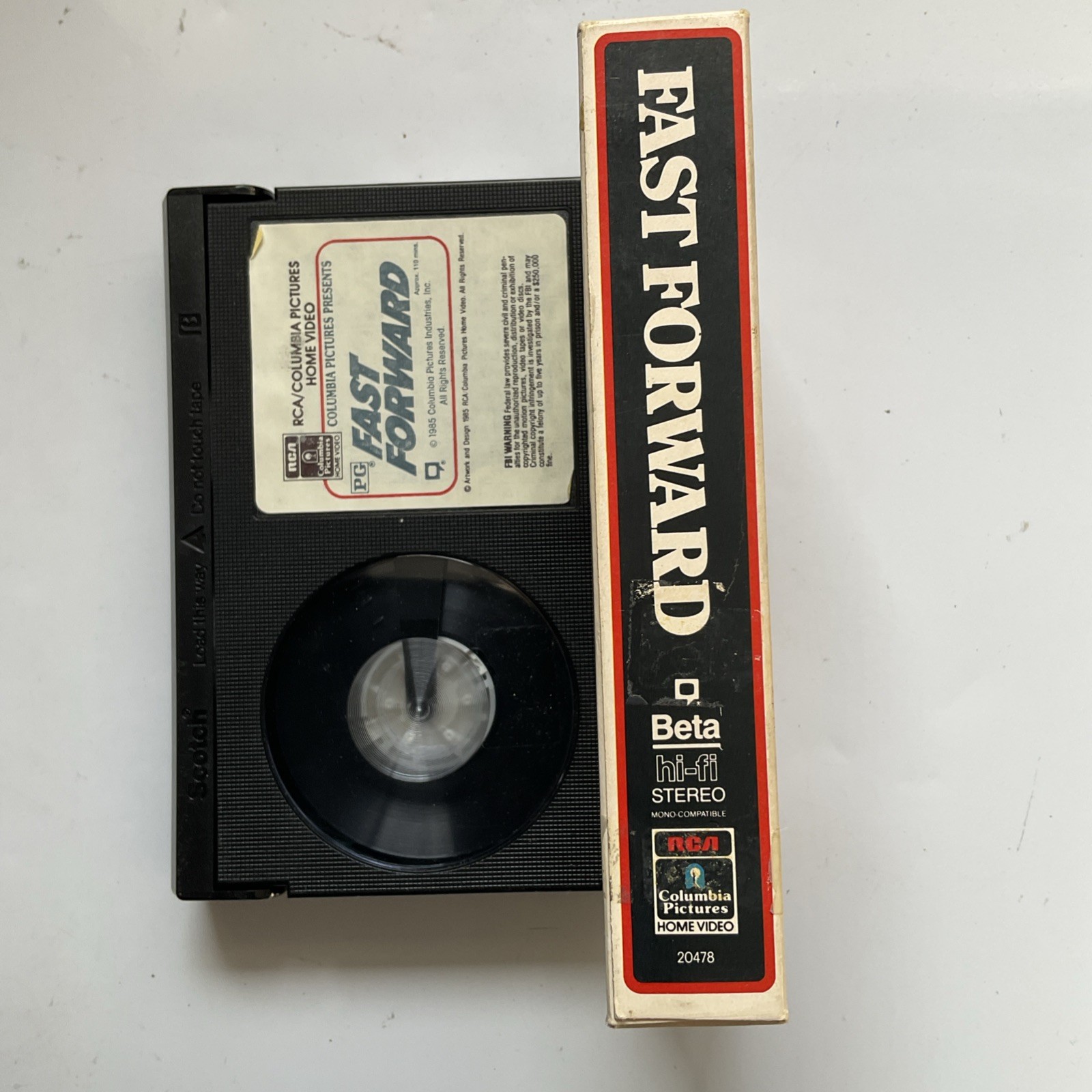 Fast Forward – Sidney Poitier Quincy Jones Betamax Beta Tape