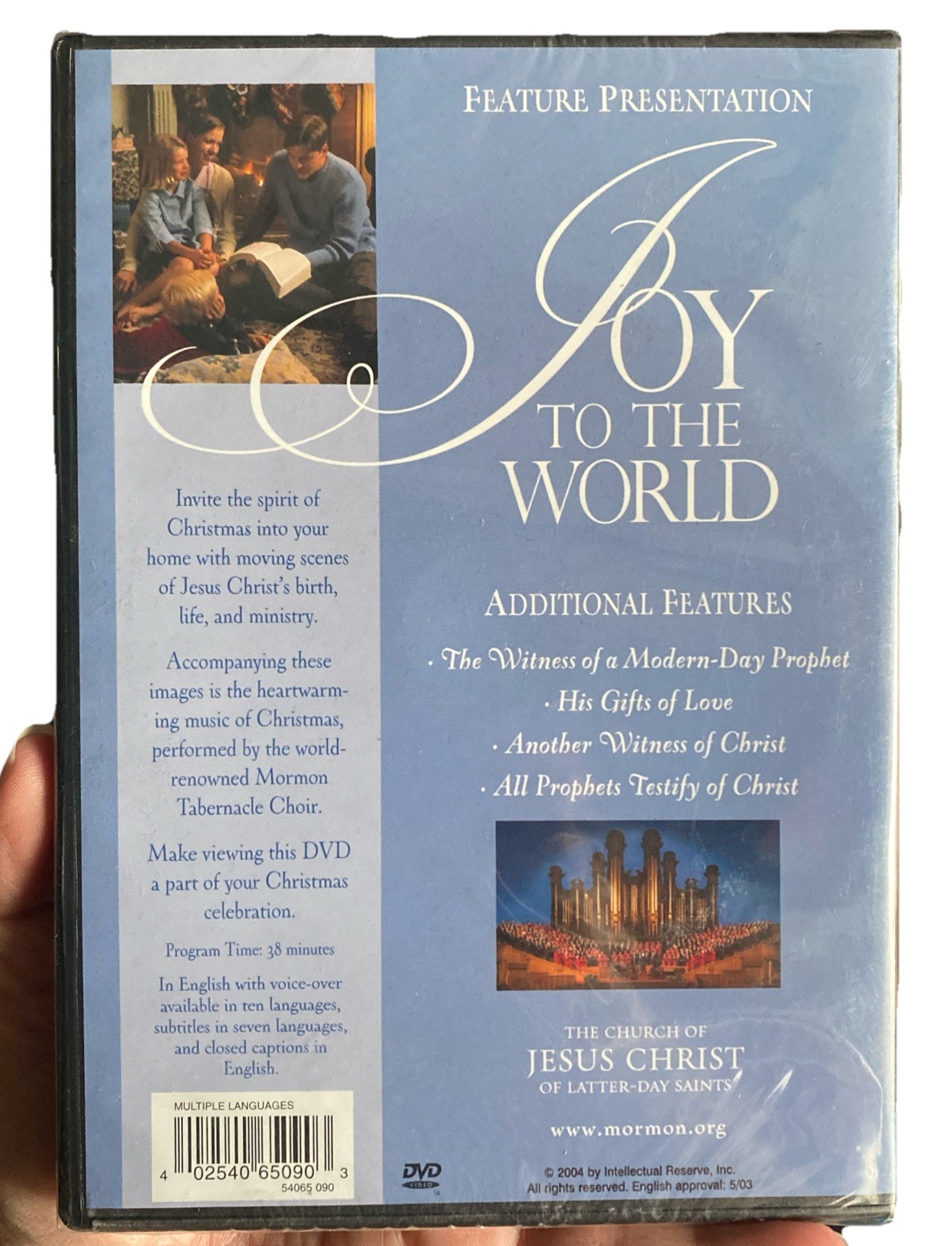 Joy to the World – Multiple Languages Edition DVD (Mormon Tabernacle Choir)