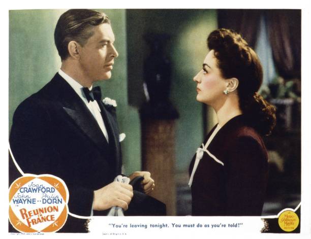 Reunion In France Lobby Card Philip Dorn Joan Crawford 1942 Old Movie Photo