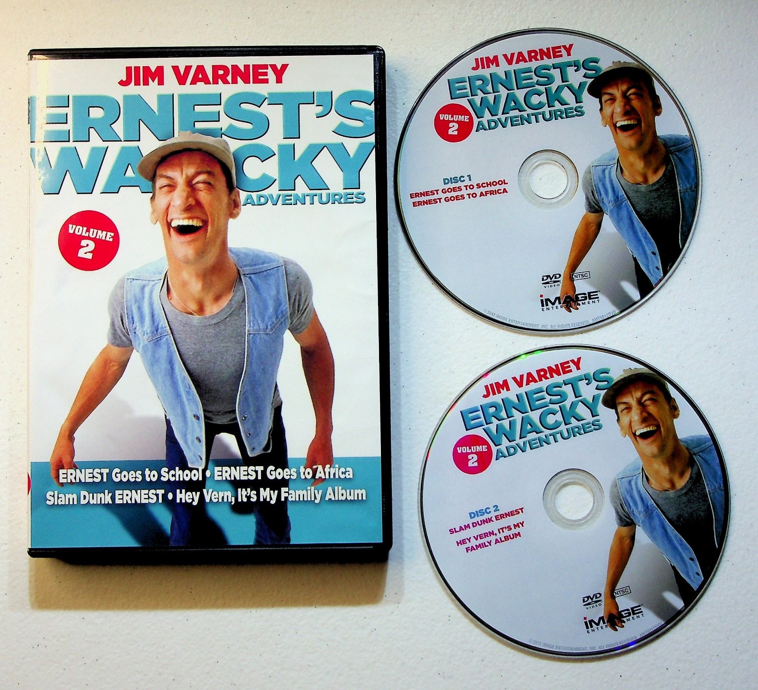 Jim Varney: Ernest’s Wacky Adventures Volume 2 DVD Set 2005 John Cherry