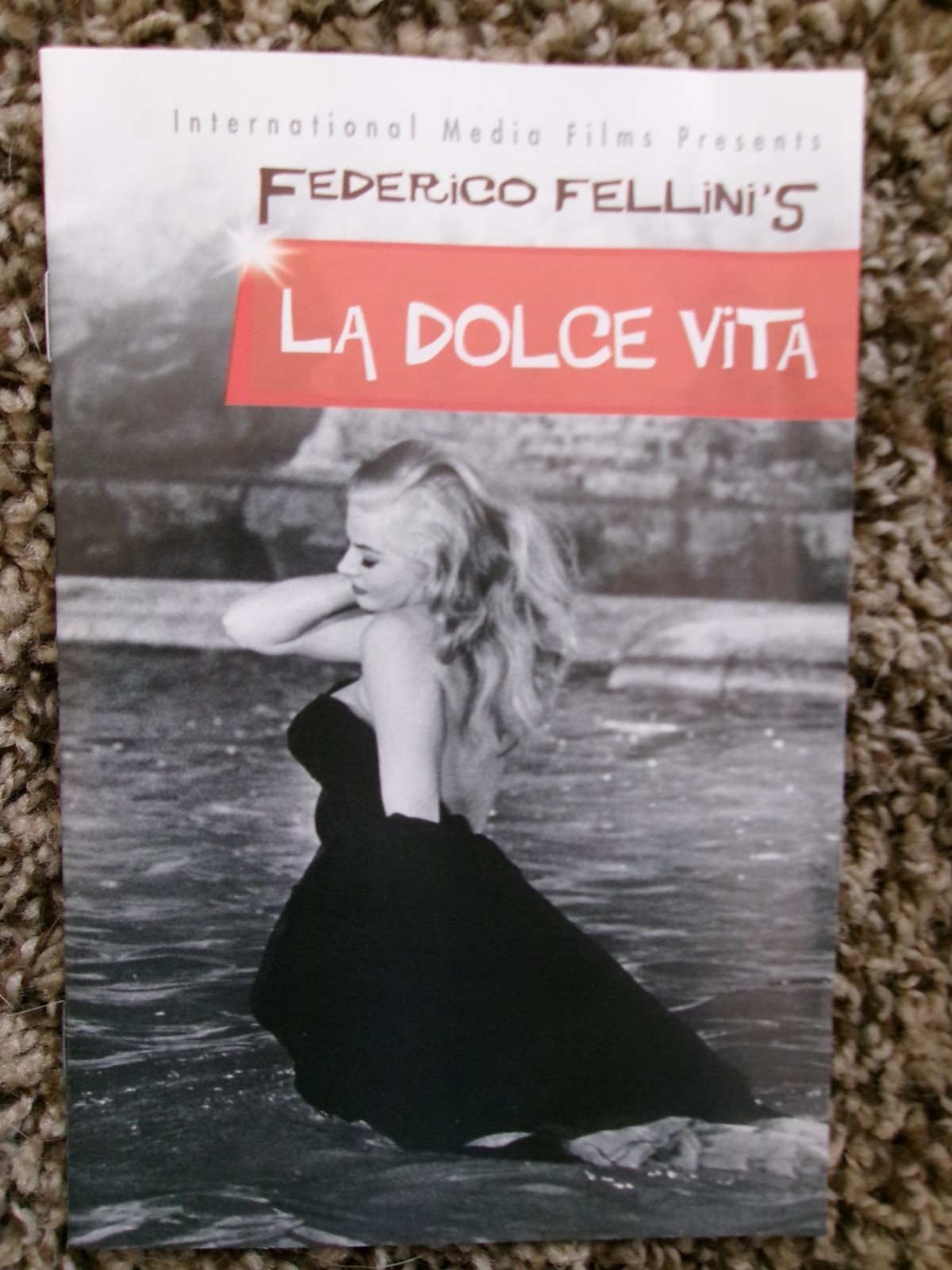 3 Fellini films: Amarcord, La Dolce Vita and La Strada, DVDs