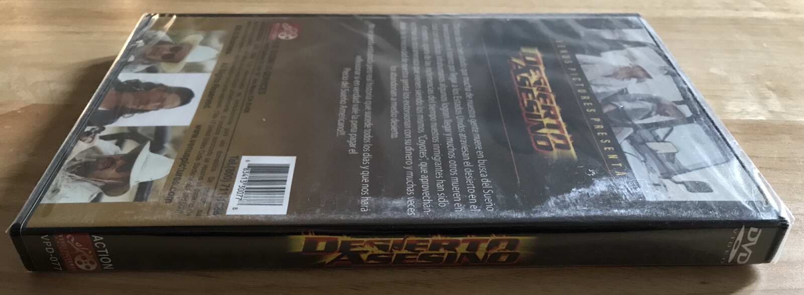*DVD NUEVO* DESIERTO ASESINO Alfonso Zayas Jr, Bernabe Melendrez & Hugo Stiglitz