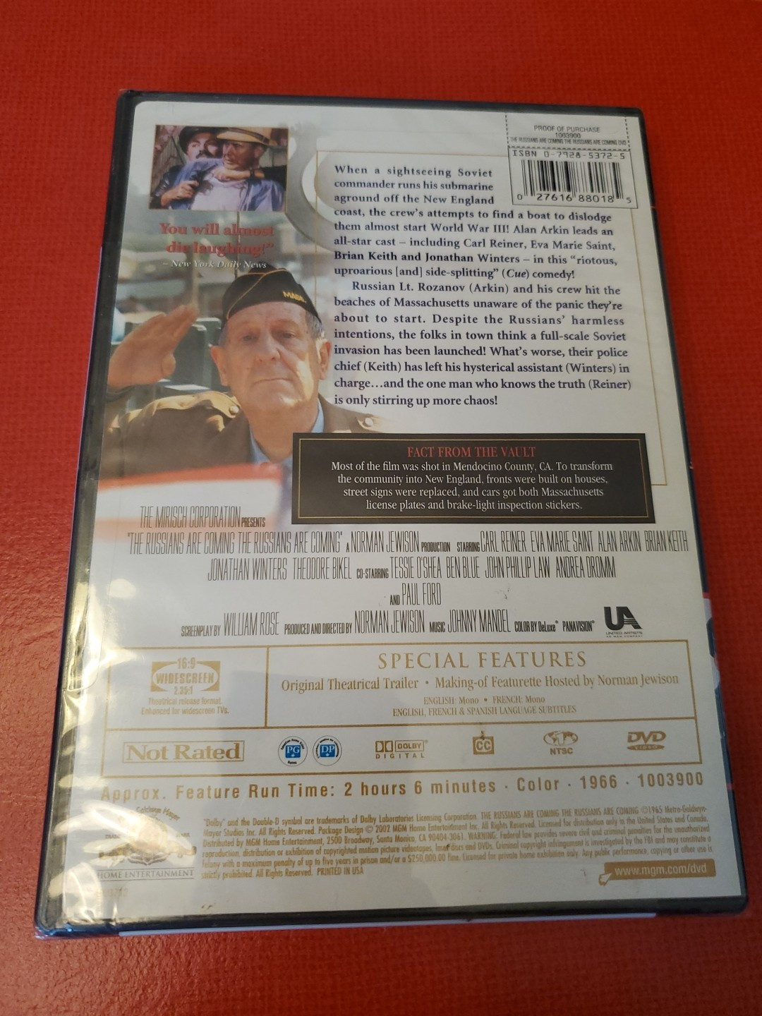 Russians Are Coming the Russia (DVD, 1966)