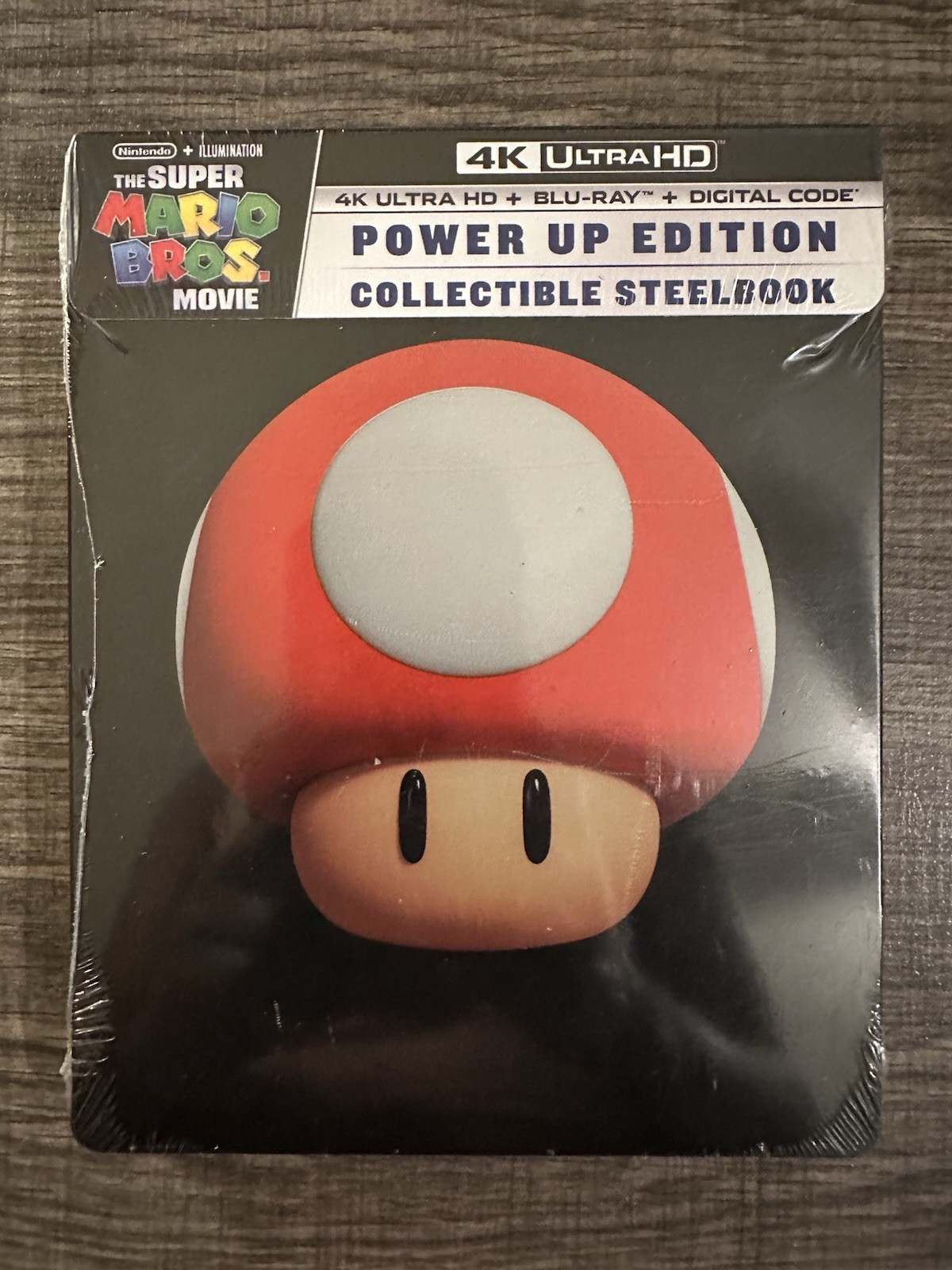 The Super Mario Bros. Movie Power Up Edition Steelbook (4K UHD+Blu-ray+ Digital)