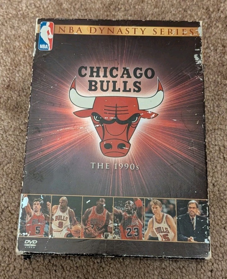 NBA Dynasty Series Chicago Bulls The 1990s DVD 4 Disc Set Michael Jordan