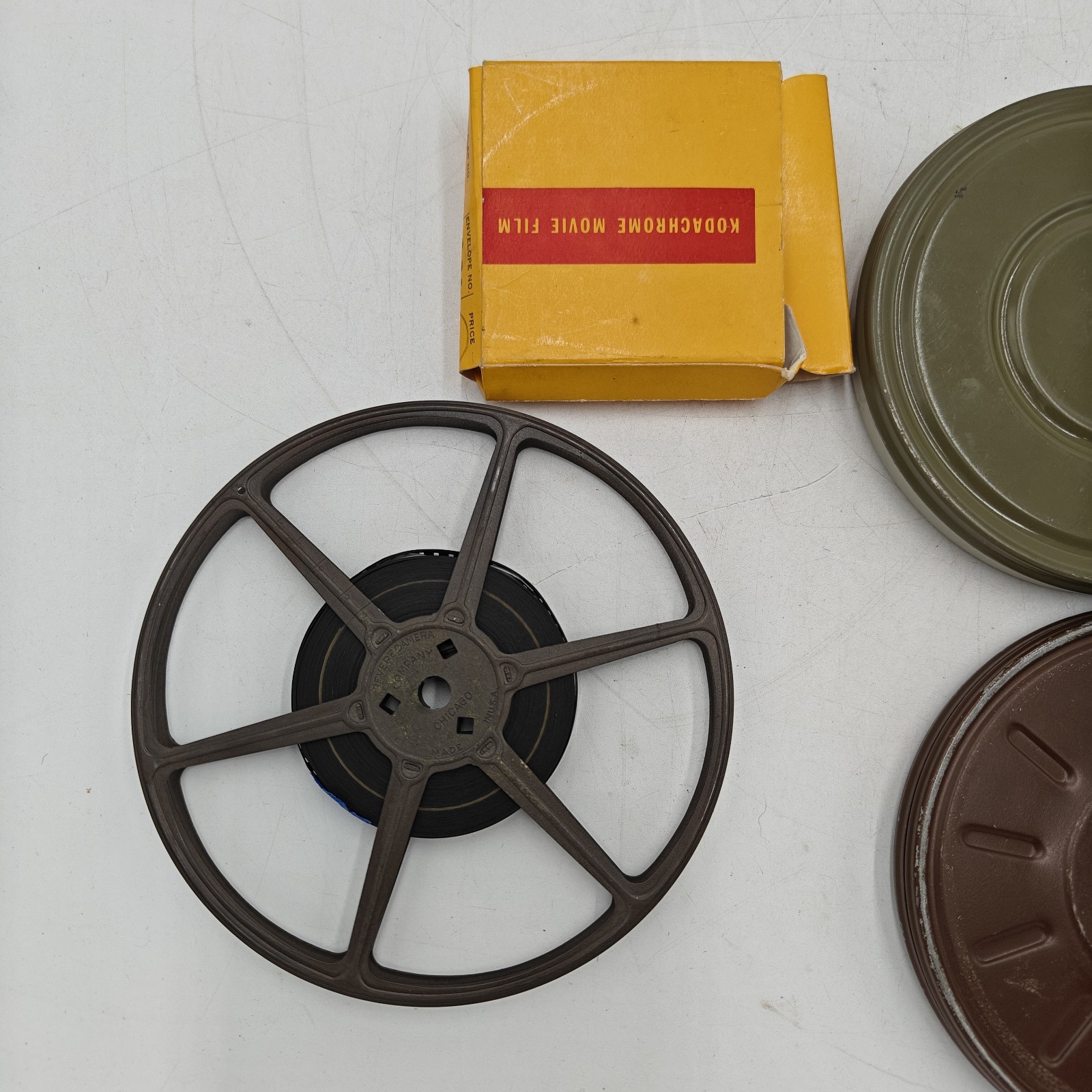 VTG Lot of 7 Film Reels Video Recorded – Unknown contents or origin – Treasure!