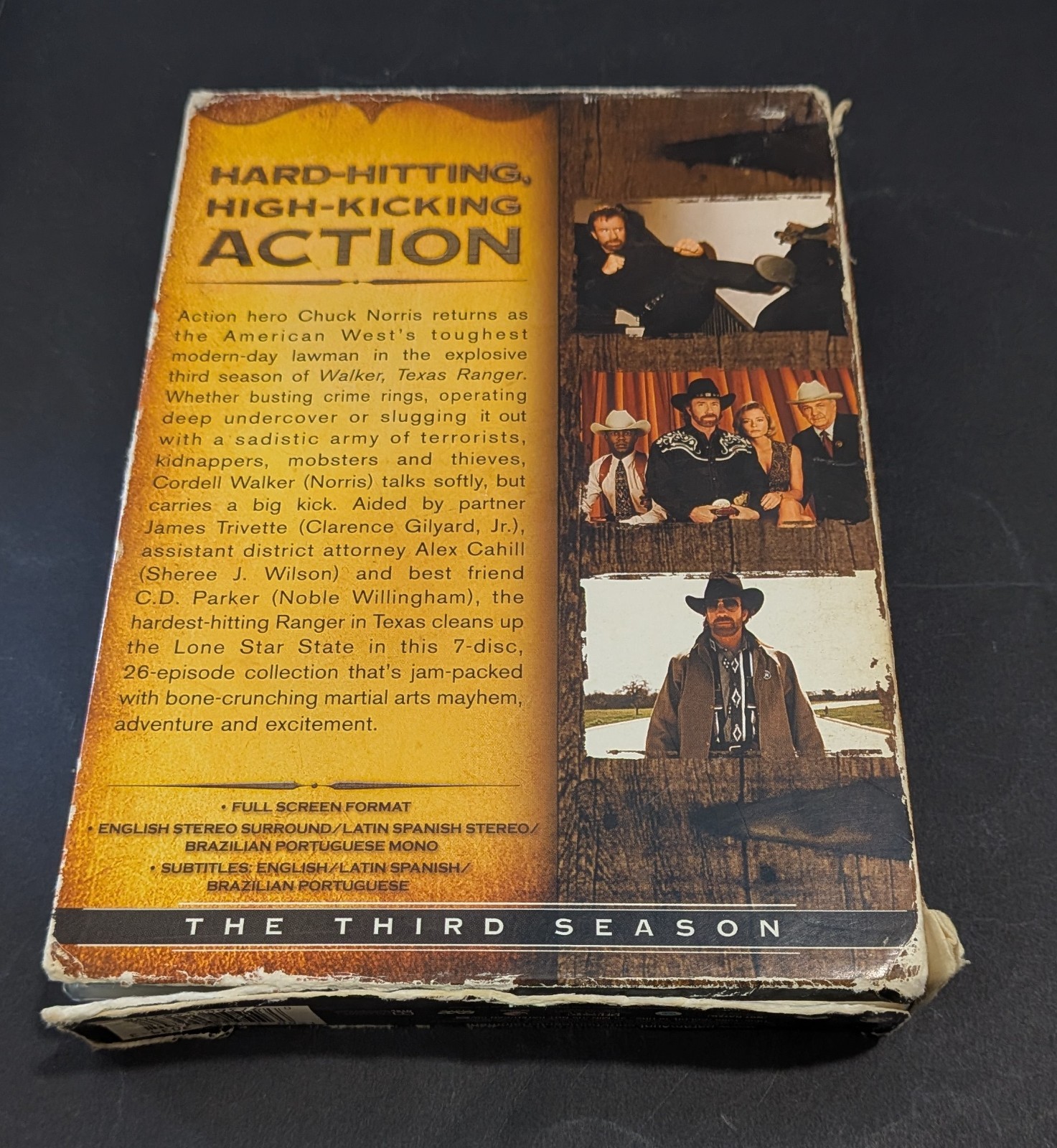 Walker Texas Ranger: The 3rd Season DVD 7 Disc Set INV-7564
