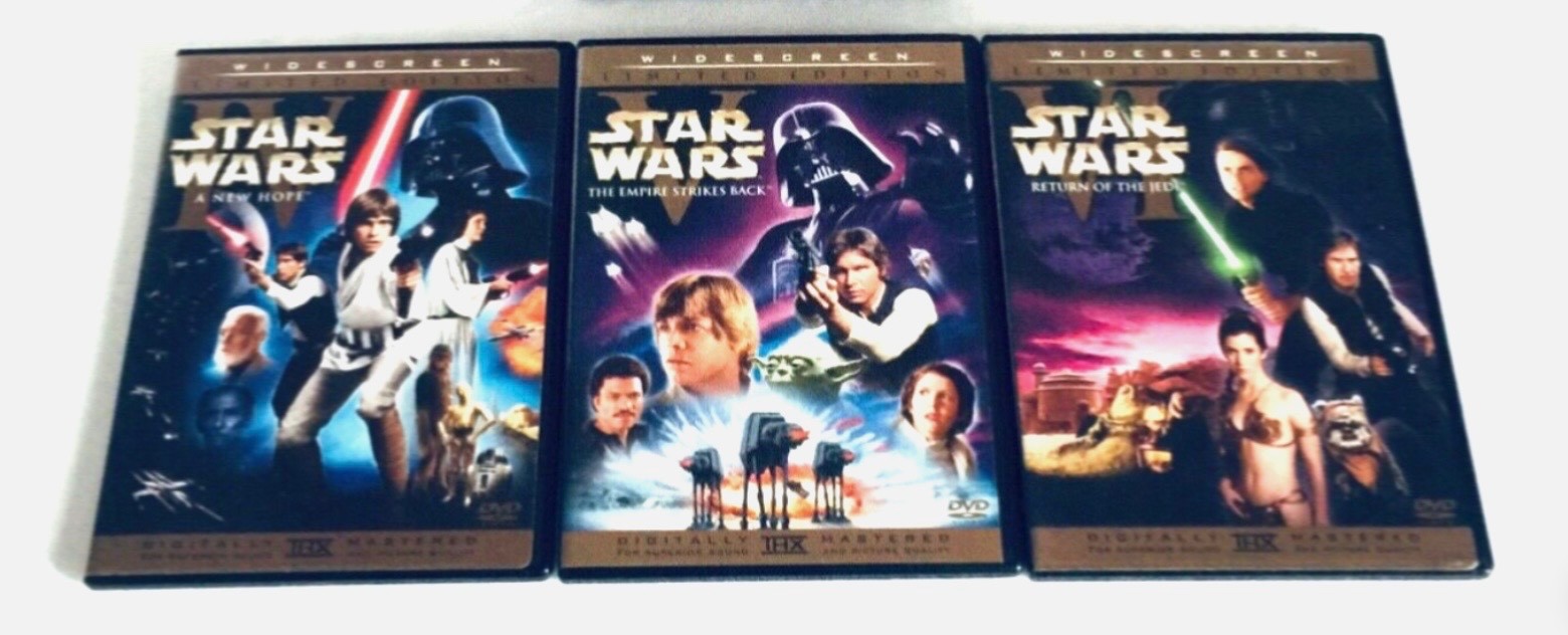 Star Wars Limited Edition Original Theatrical Unaltered Trilogy 6 Disc Set DVD